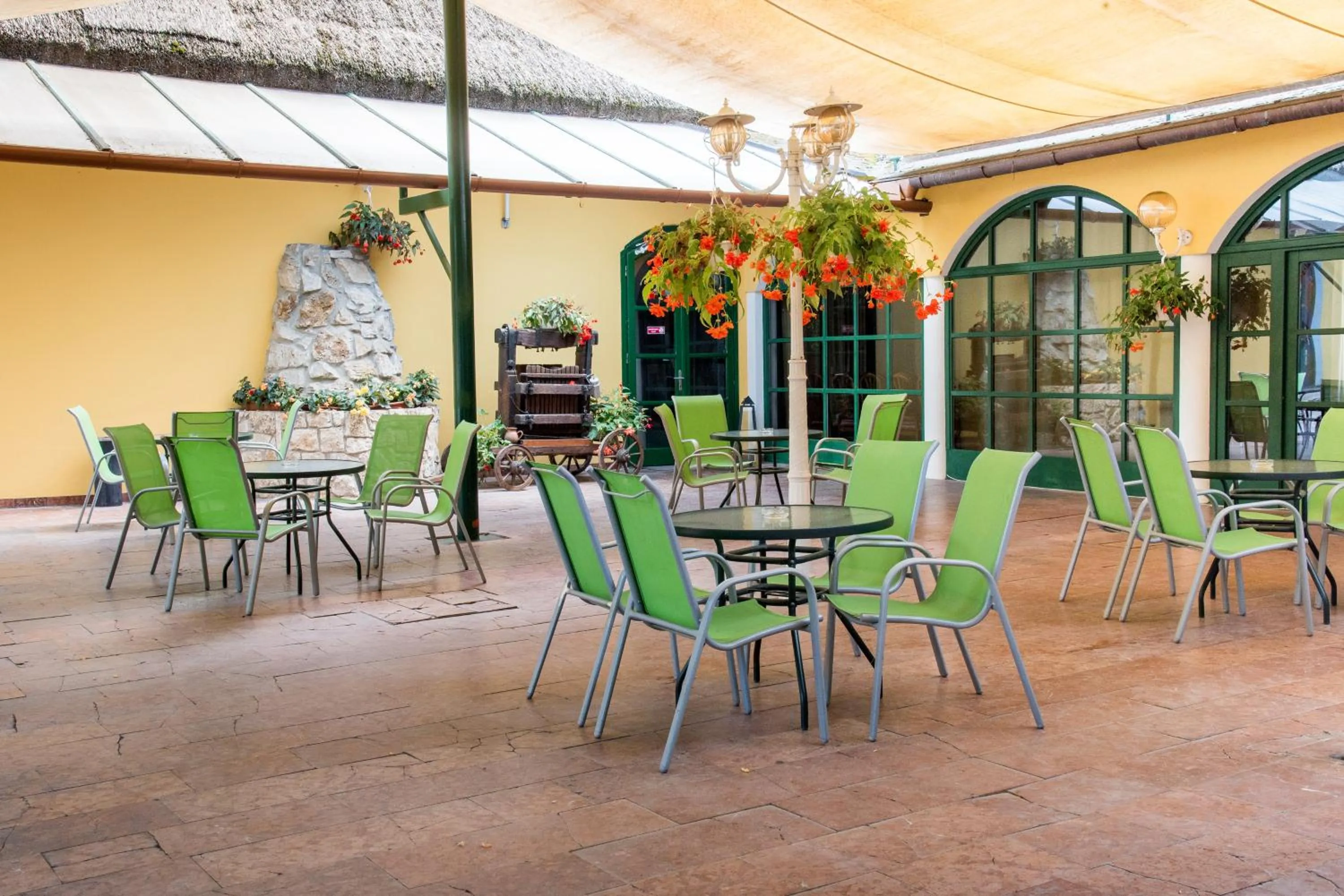 Balcony/Terrace in Nyerges Hotel Termál Superior