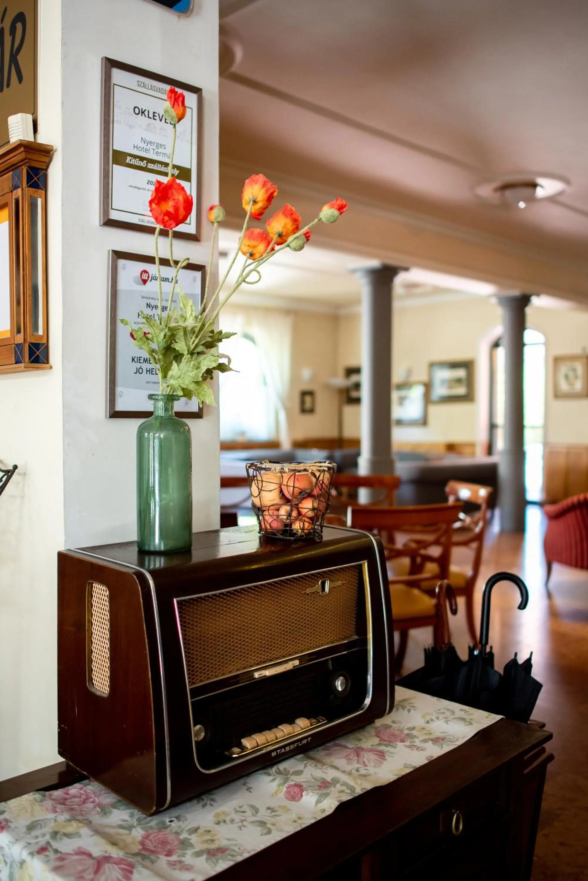 Lobby or reception in Nyerges Hotel Termál Superior