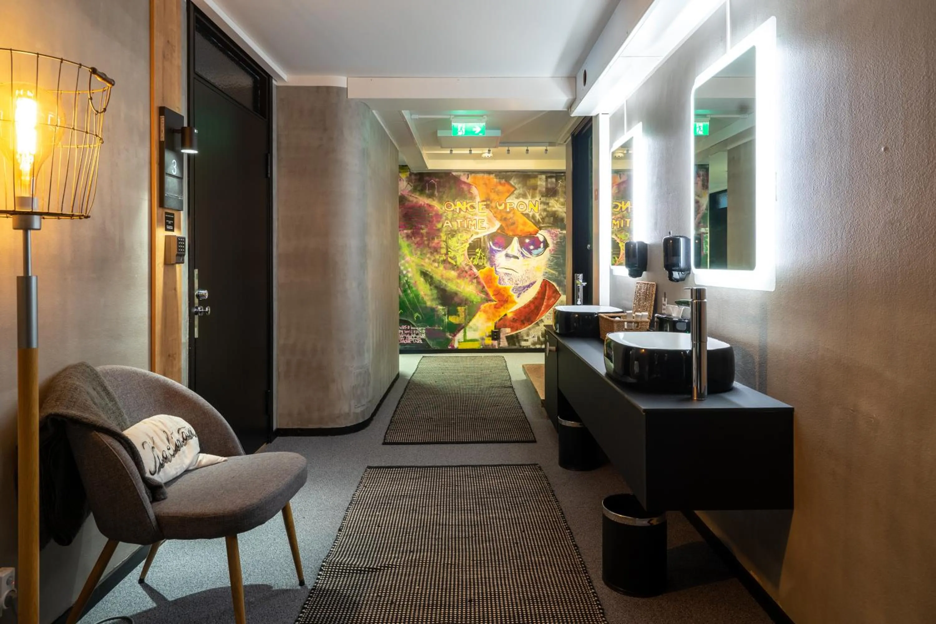 Lobby or reception in Time Hostel CITY - Jyväskylä