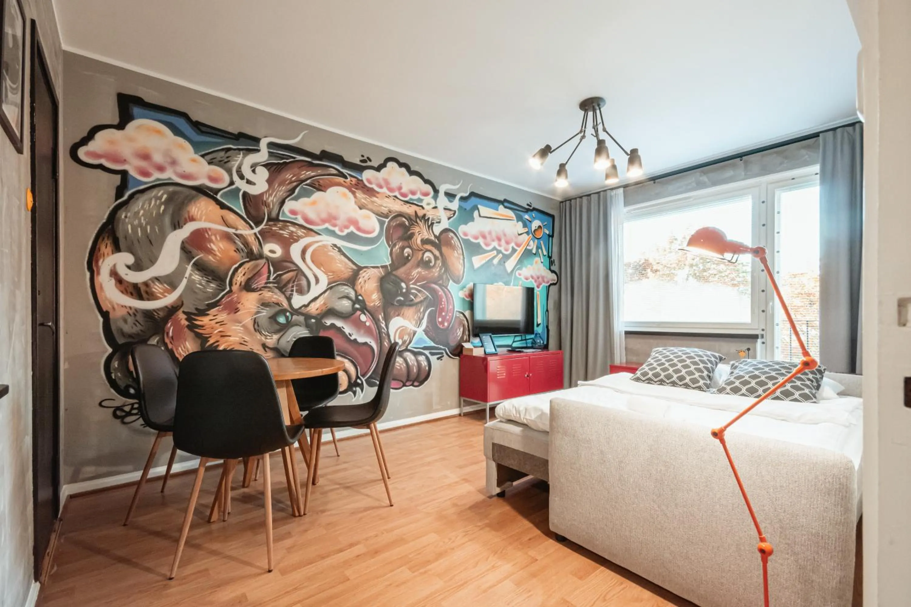 TV and multimedia, Bed in Time Hostel CITY - Jyväskylä