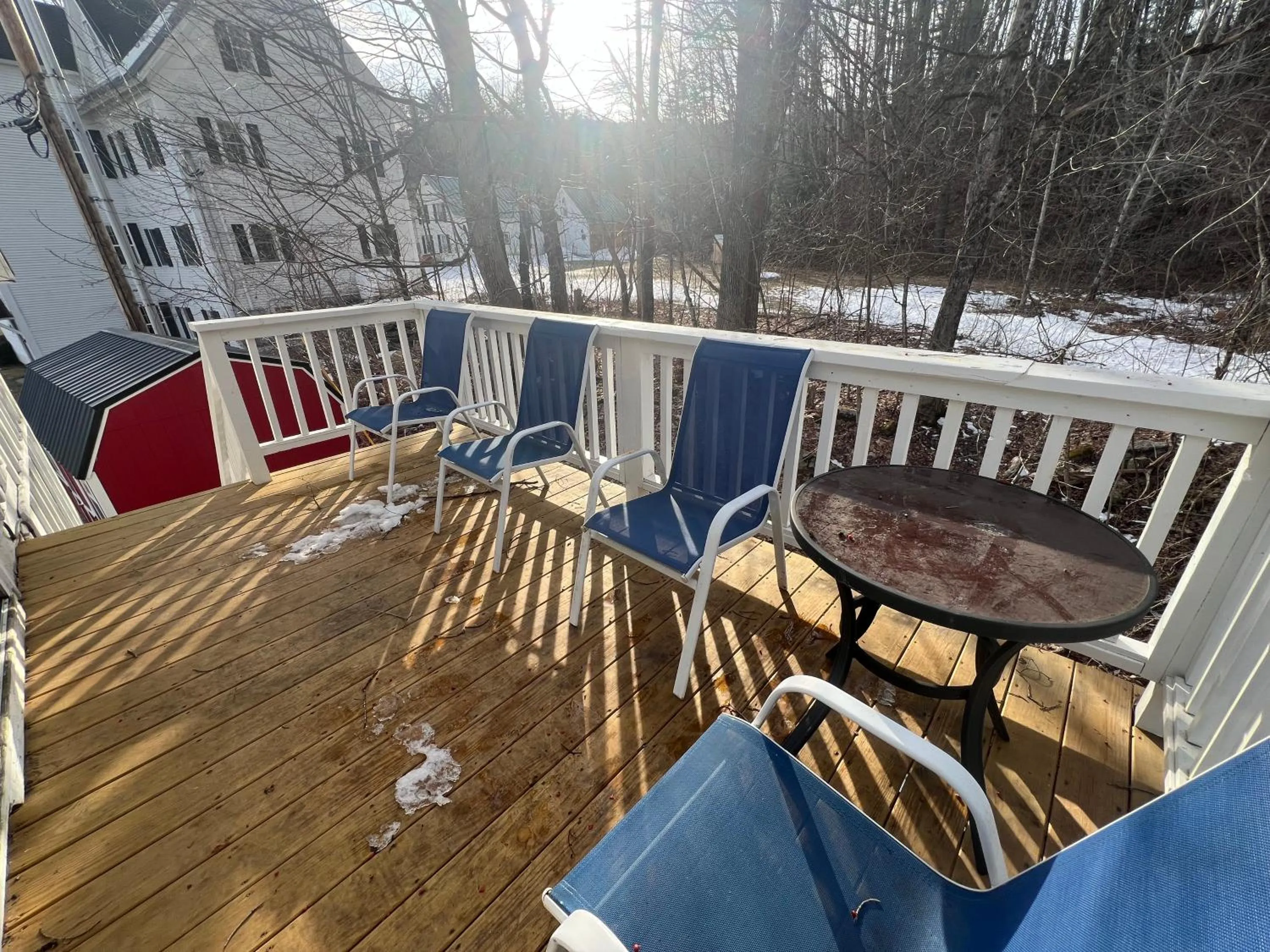 Patio in Echo Lake Inn