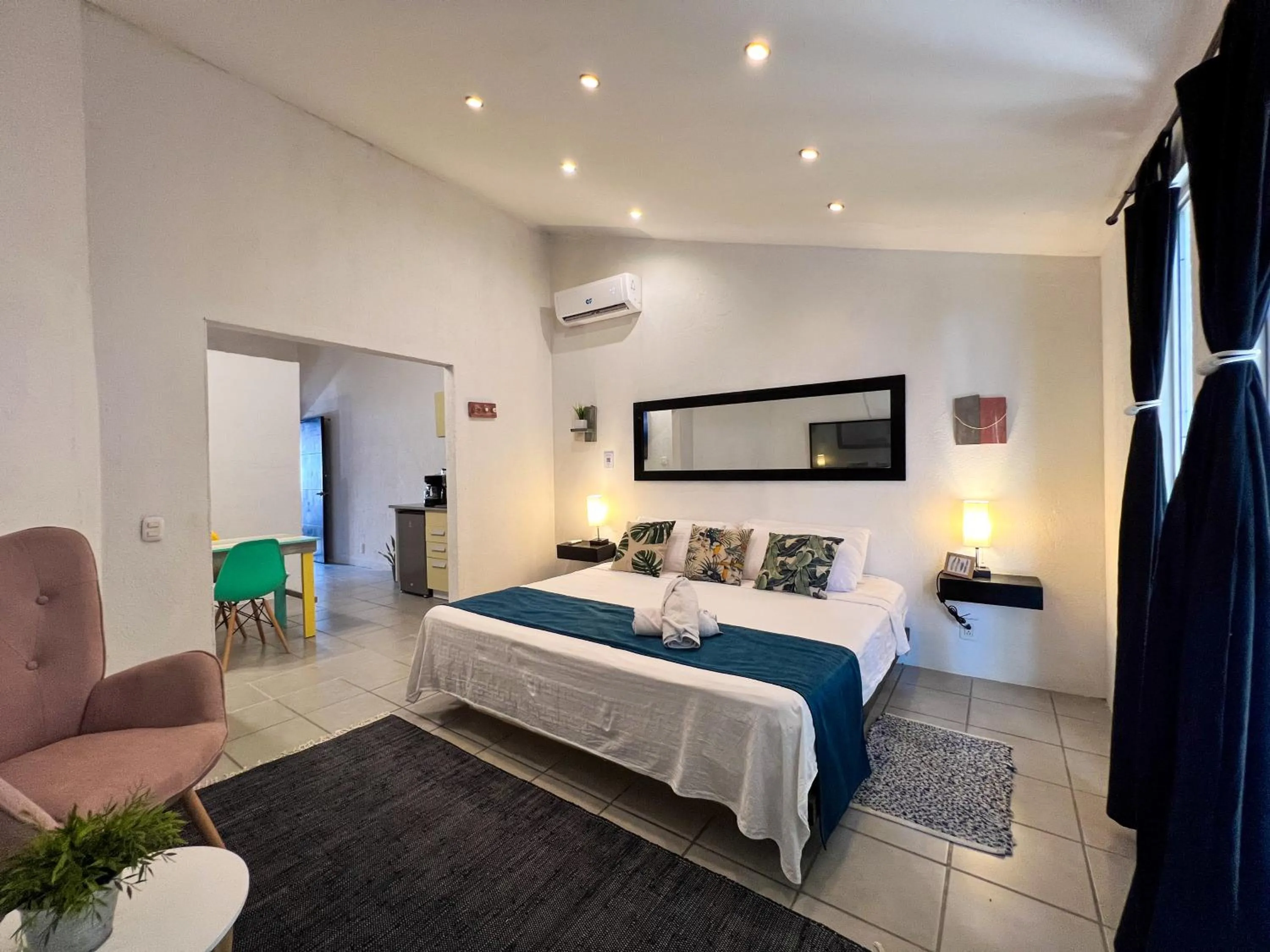 Bed in Ocean lovers Apartamentos