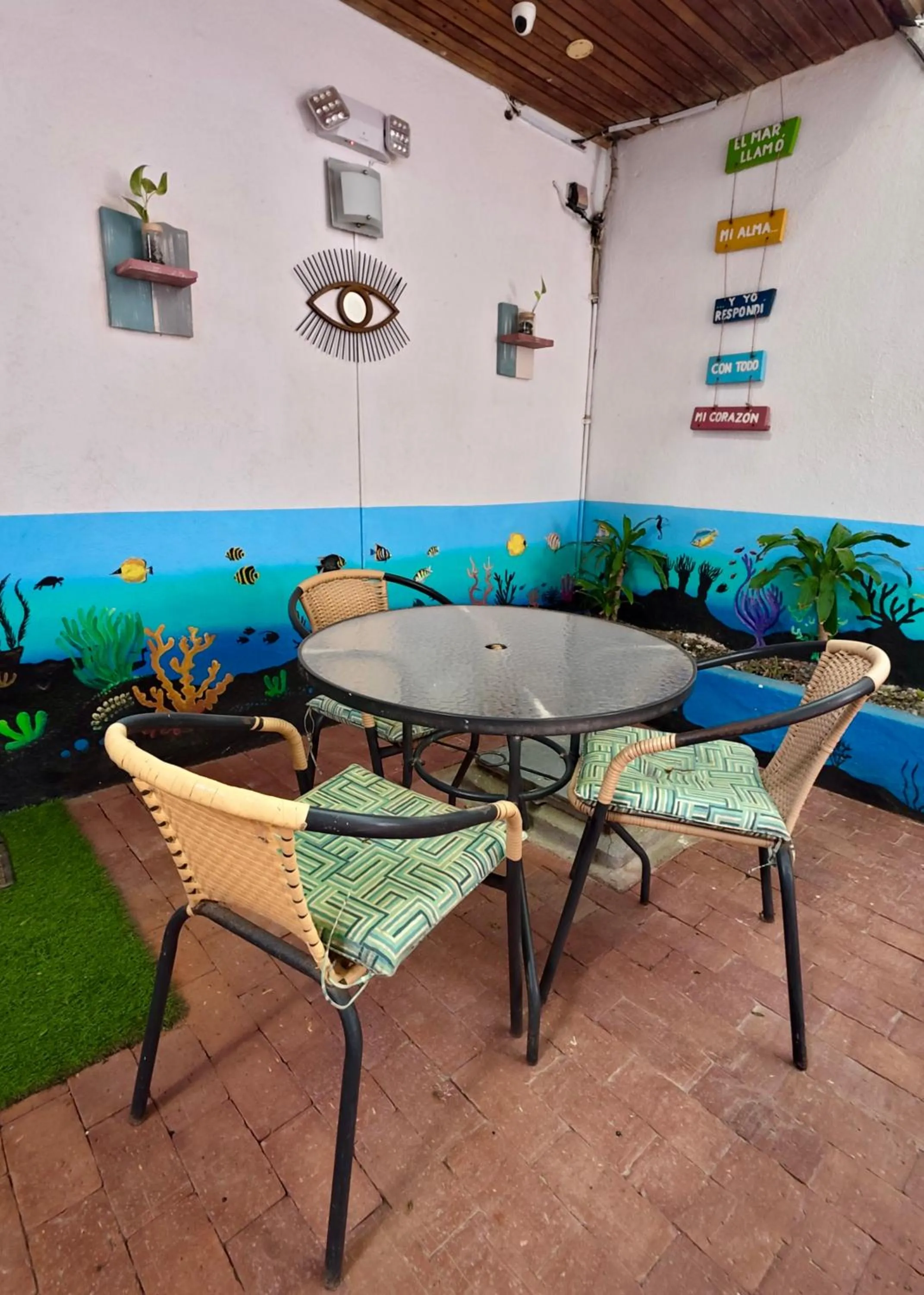 Patio in Ocean lovers Apartamentos