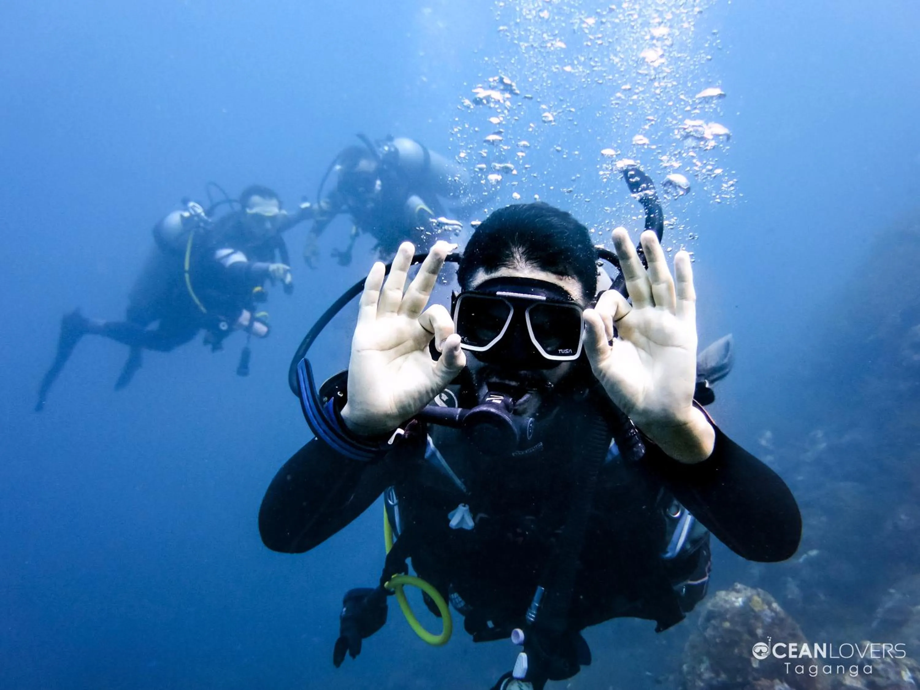 Diving in Ocean lovers Apartamentos