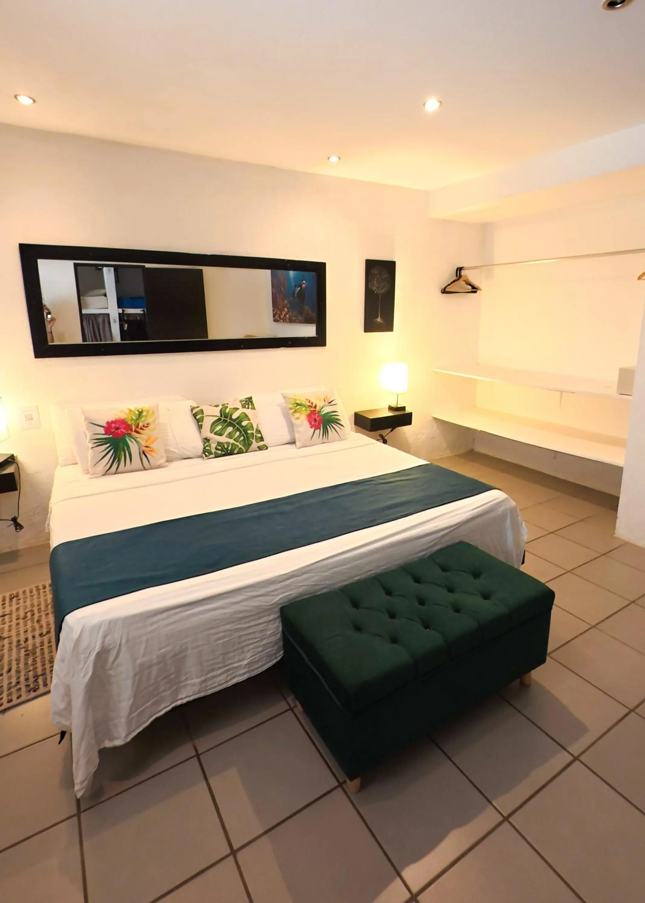 Bed in Ocean lovers Apartamentos