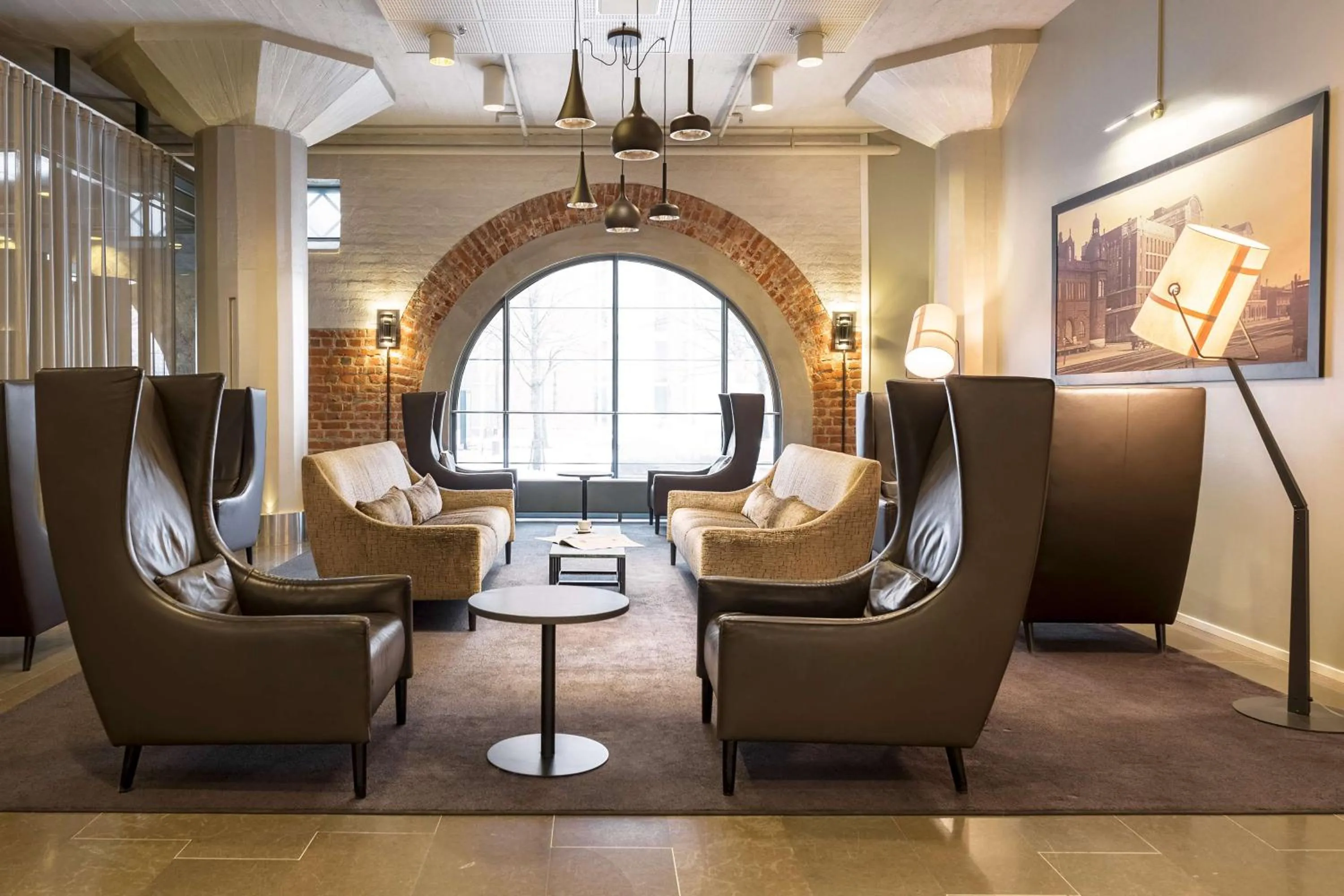 Lobby or reception in Scandic Grand Marina