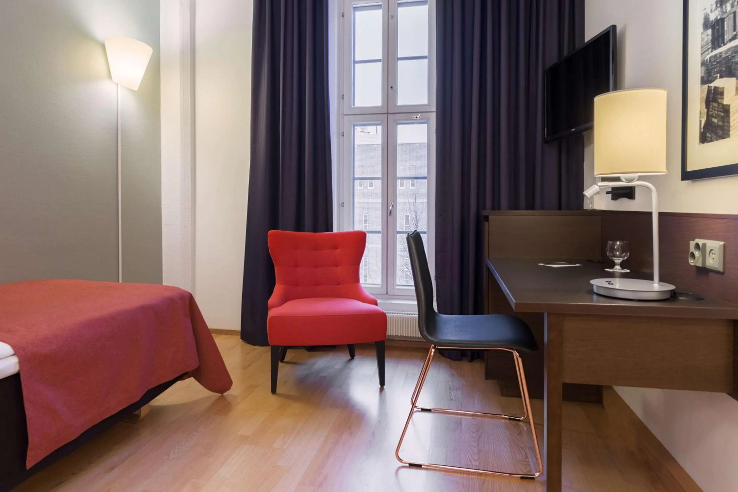 Bedroom in Scandic Grand Marina