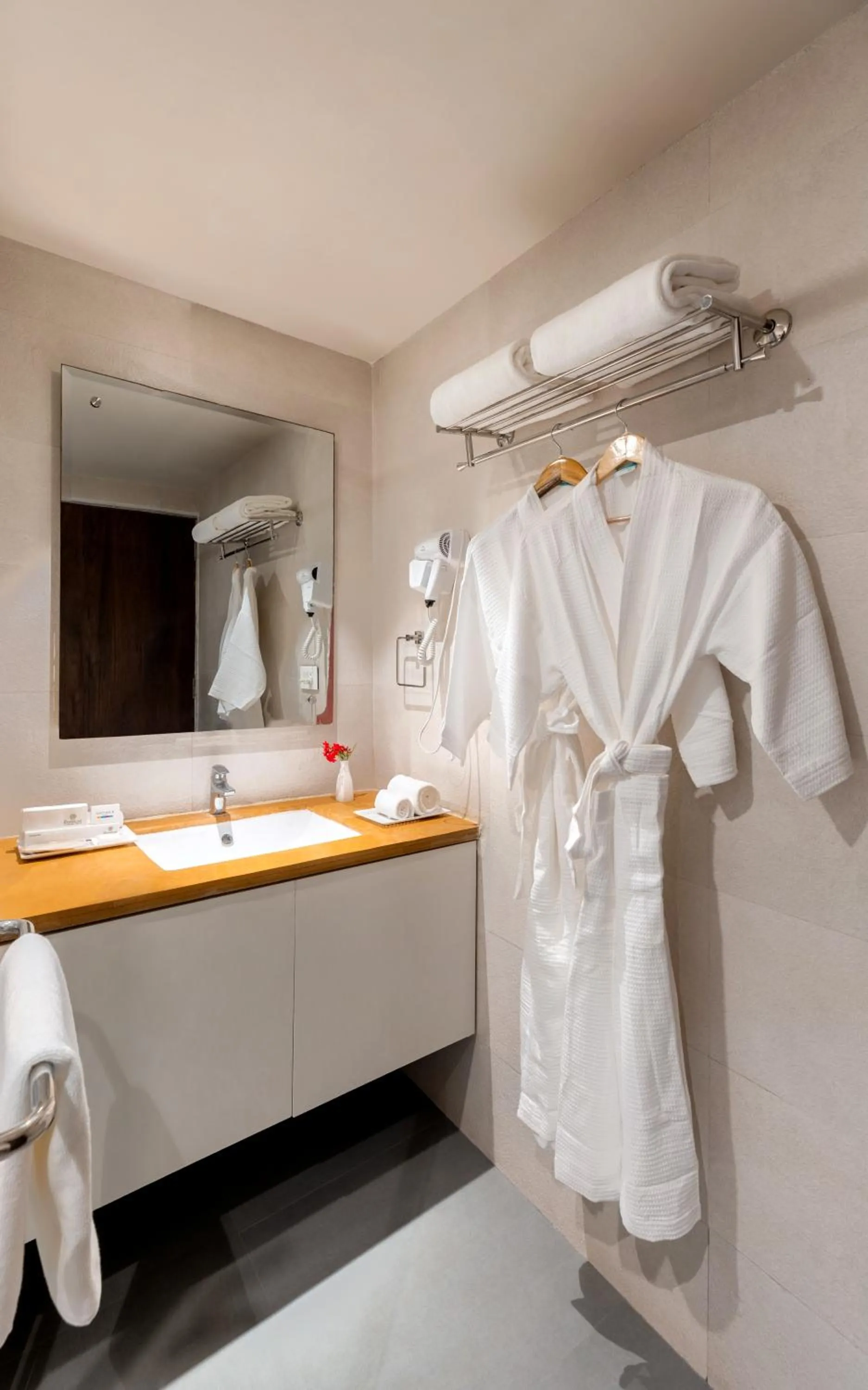 Bathroom in The Ramvilas - A Rooftop Pichola Lake View Hotel