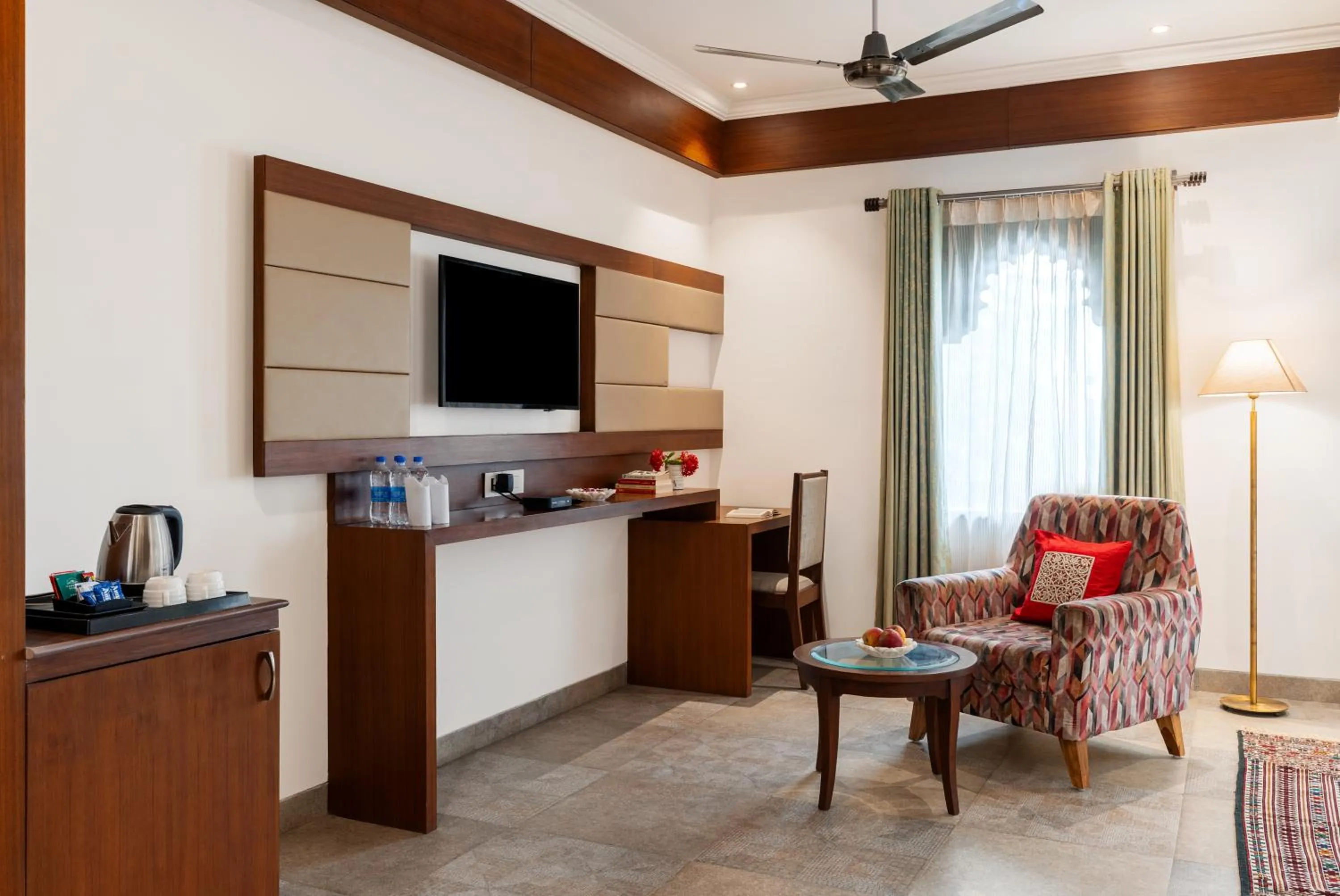 Living room in The Ramvilas - A Rooftop Pichola Lake View Hotel