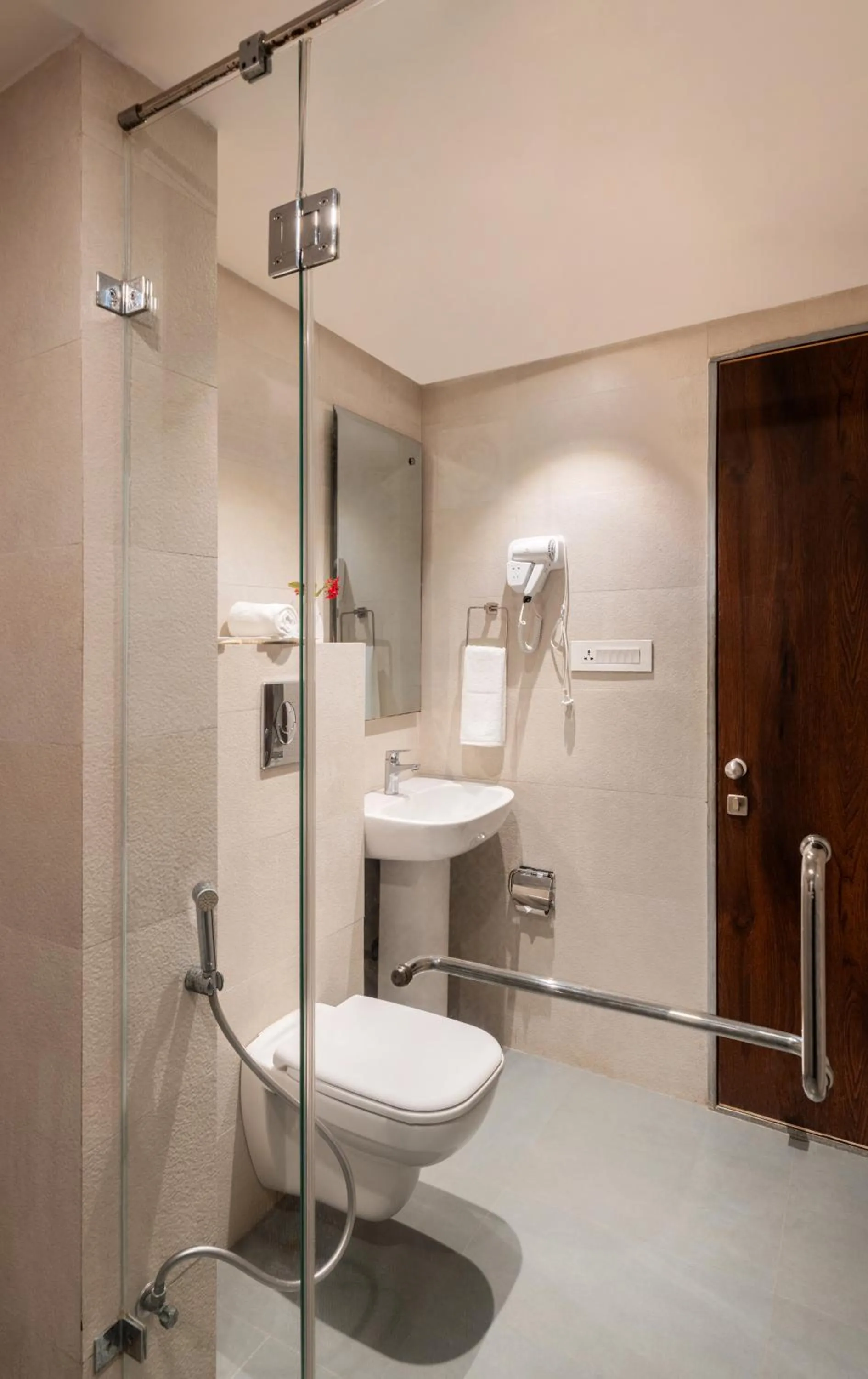 Bathroom in The Ramvilas - A Rooftop Pichola Lake View Hotel