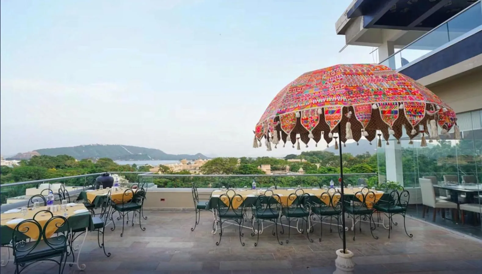 Restaurant/places to eat in The Ramvilas - A Rooftop Pichola Lake View Hotel
