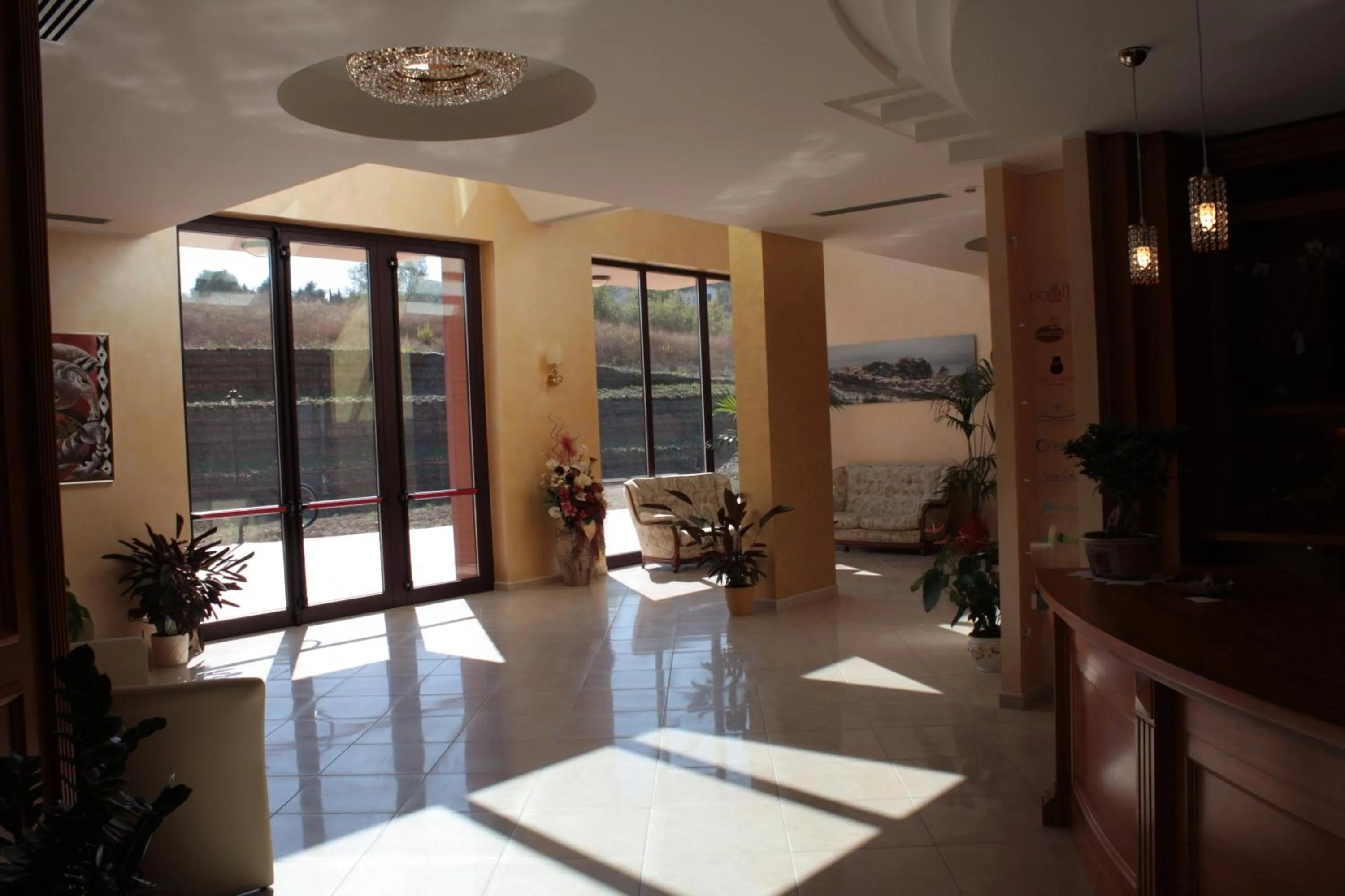 Lobby or reception in Domus Hotel