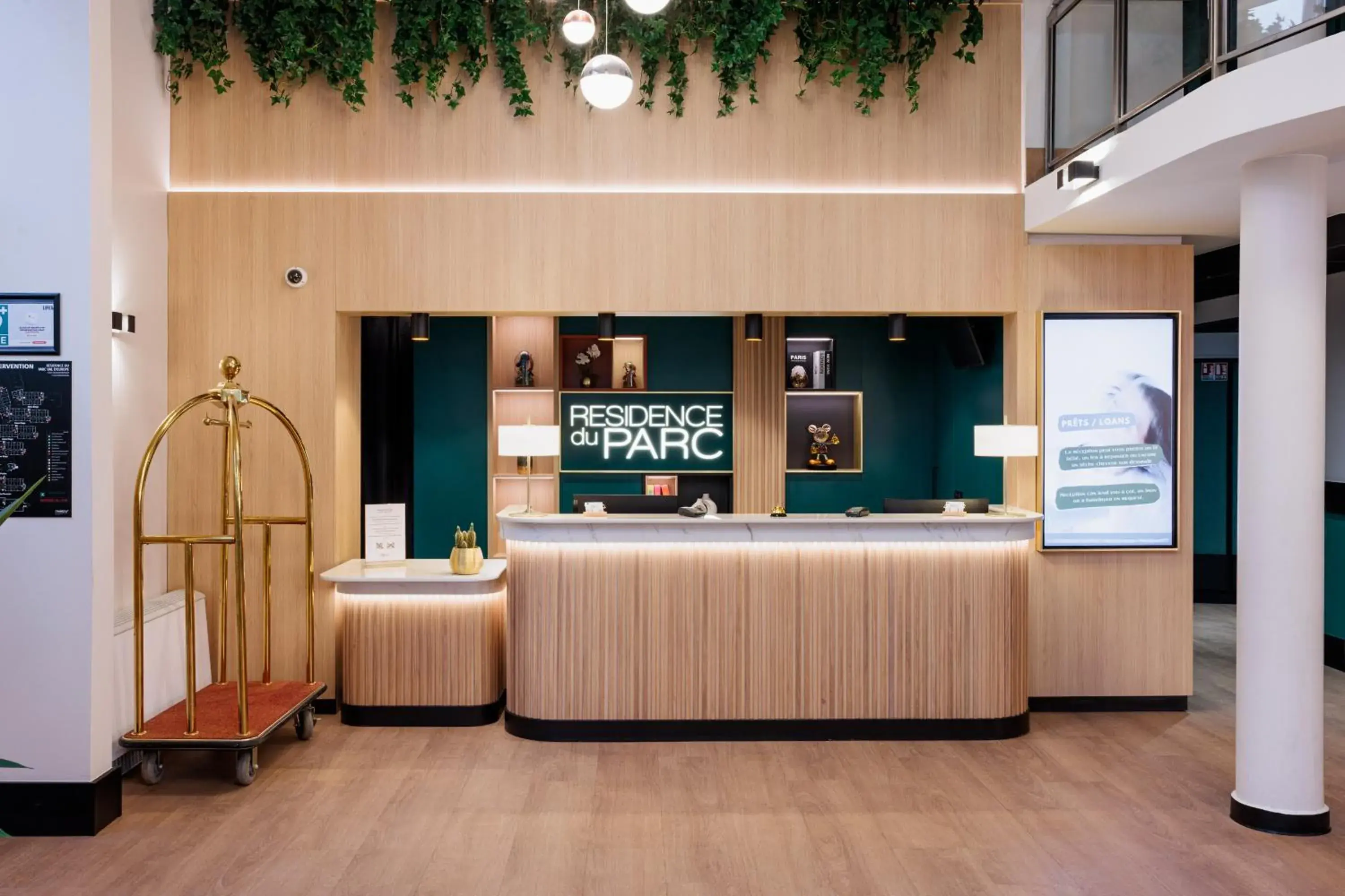 Lobby or reception in Residence du Parc - Val D'Europe Lobby or reception in Residence du Parc - Val D'Europe