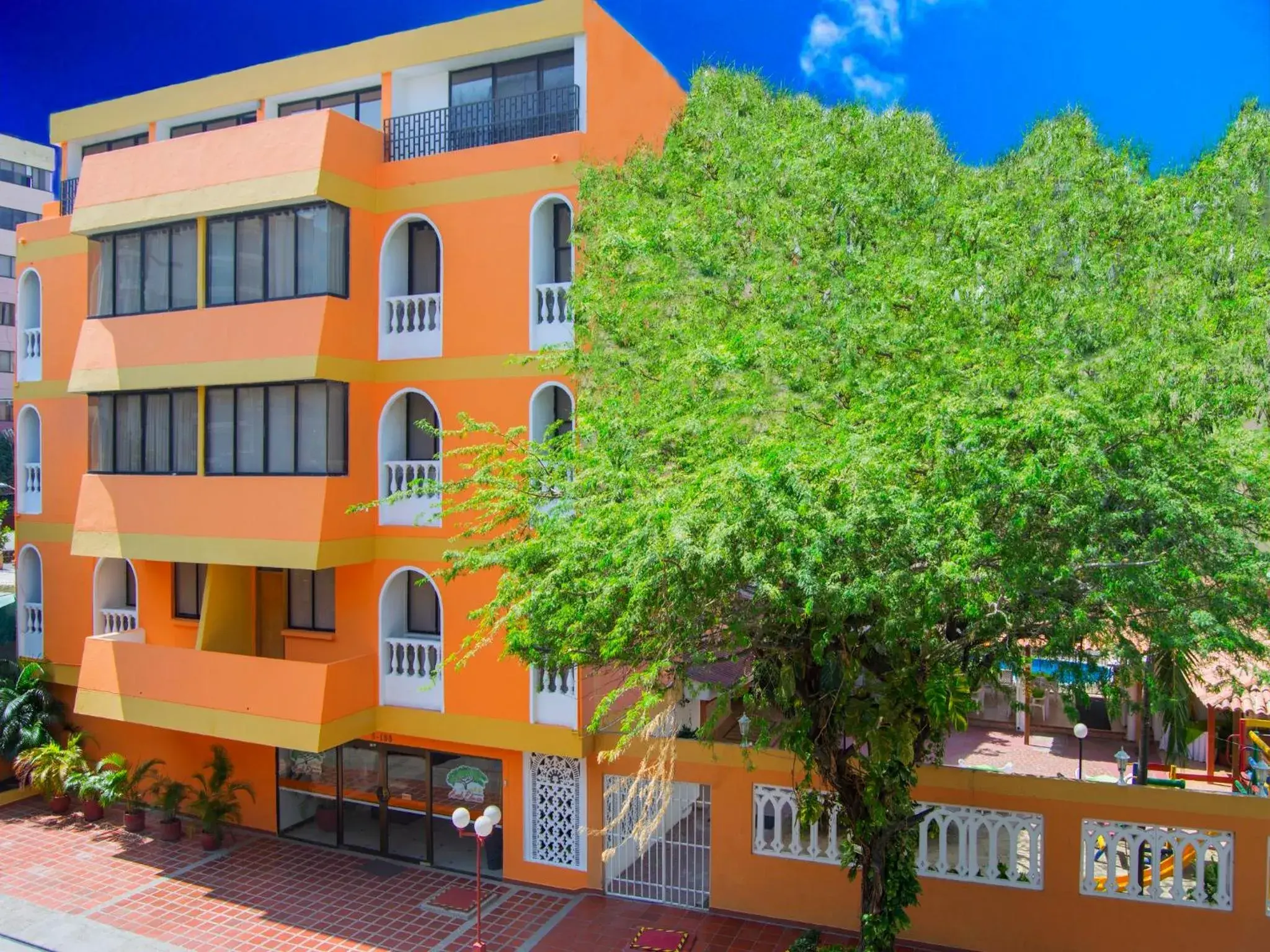 Property building in Hotel Edmar Property building in Hotel Edmar