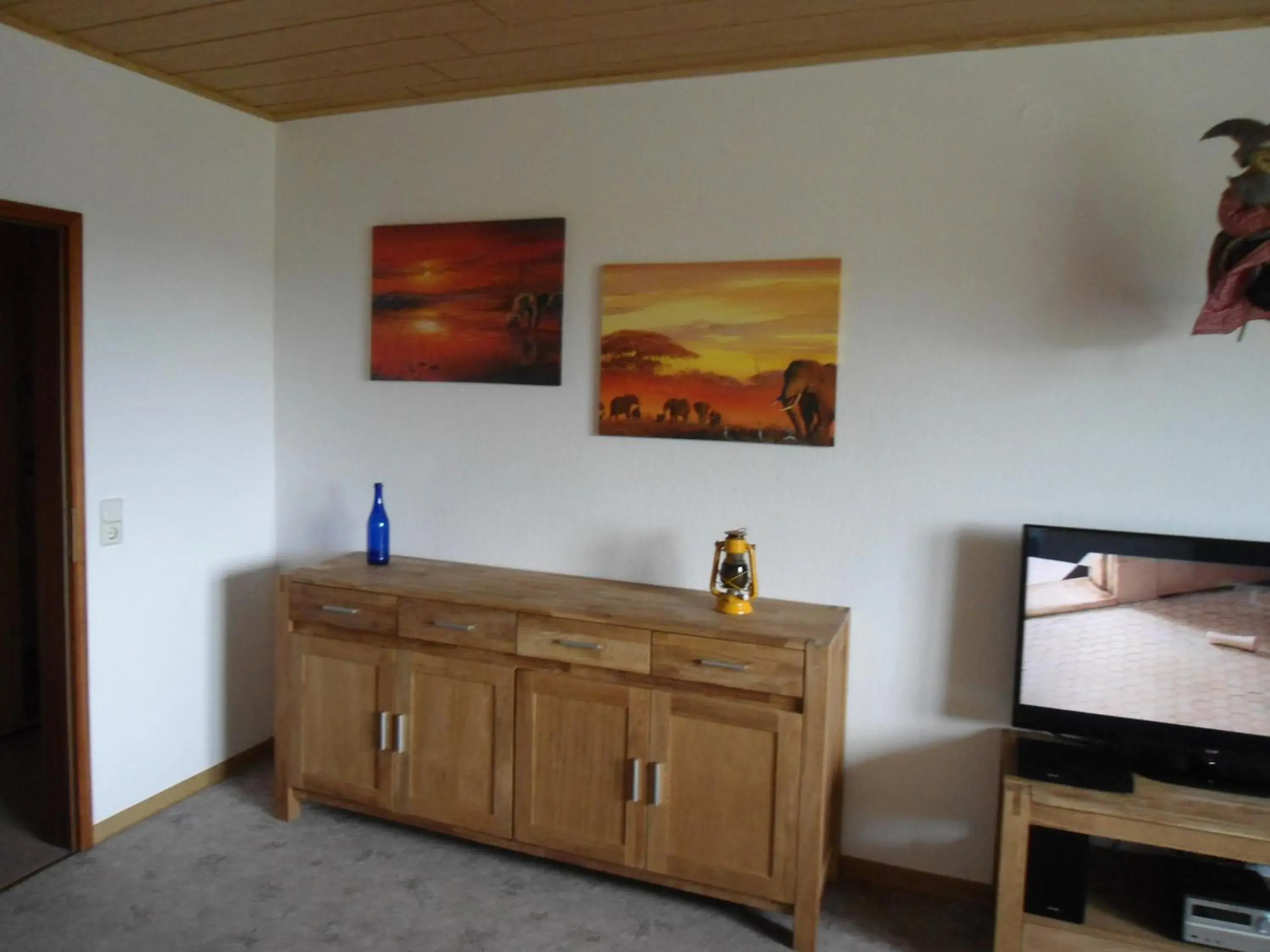 Living room, TV/Entertainment Center in Haus Fernblick