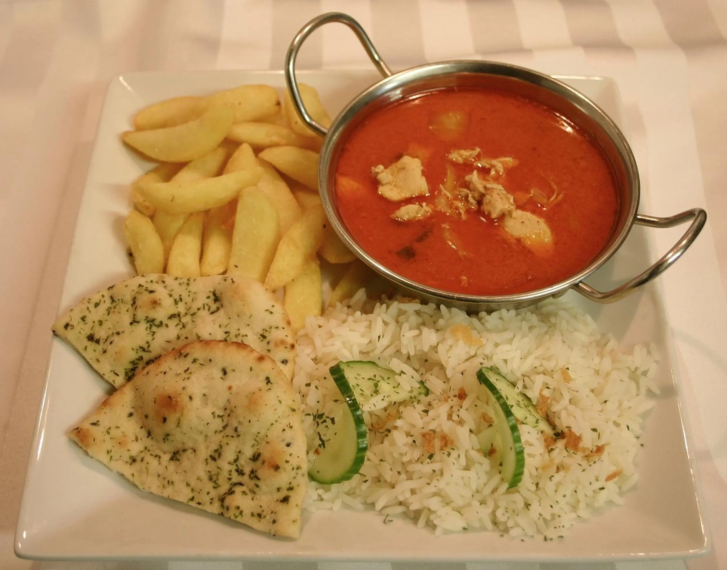 Food close-up in The Tanners Arms