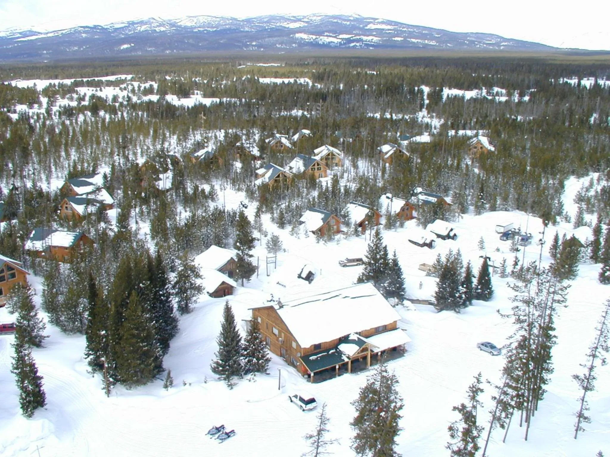Bird's eye view in The Pines at Island Park