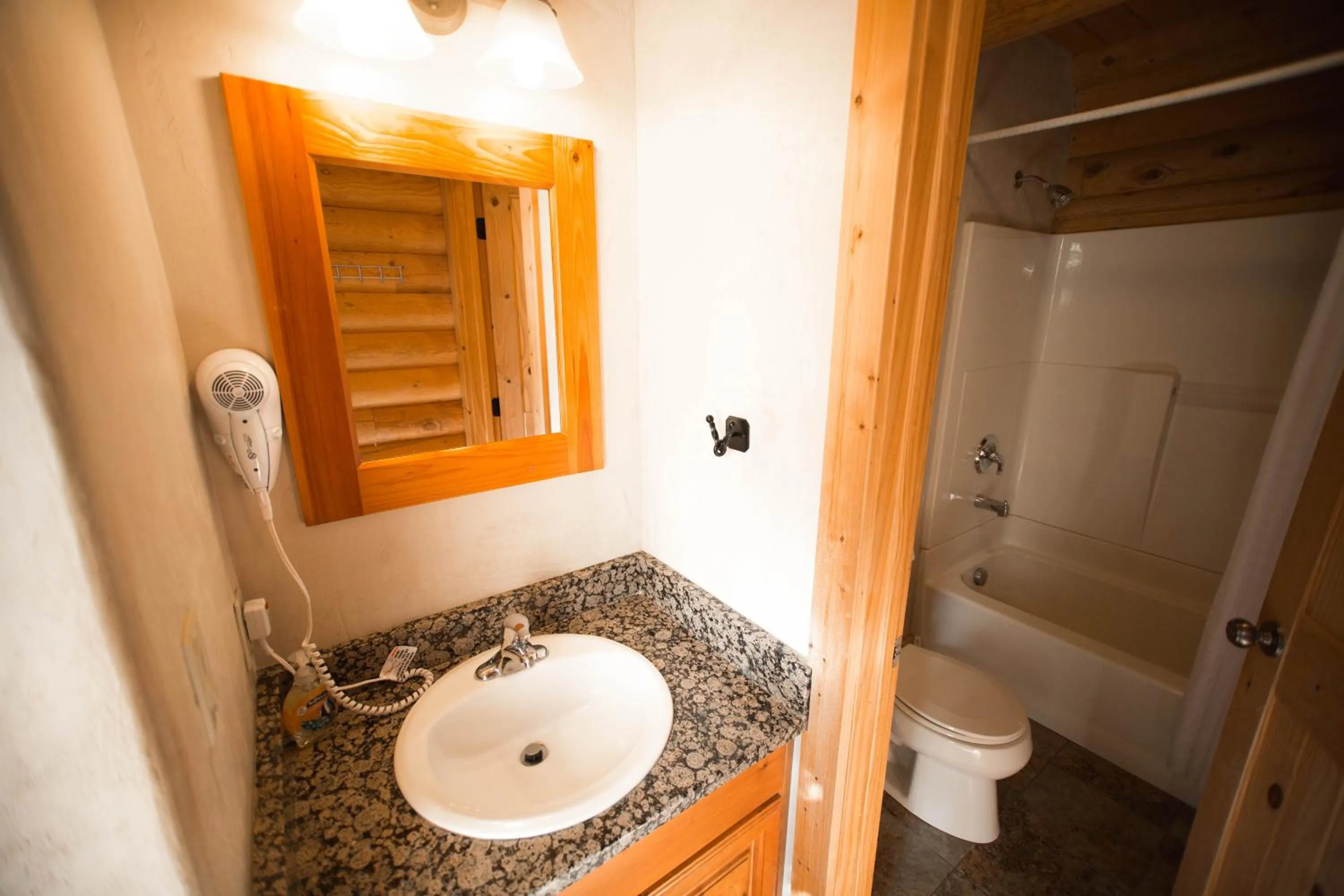 Shower in The Pines at Island Park