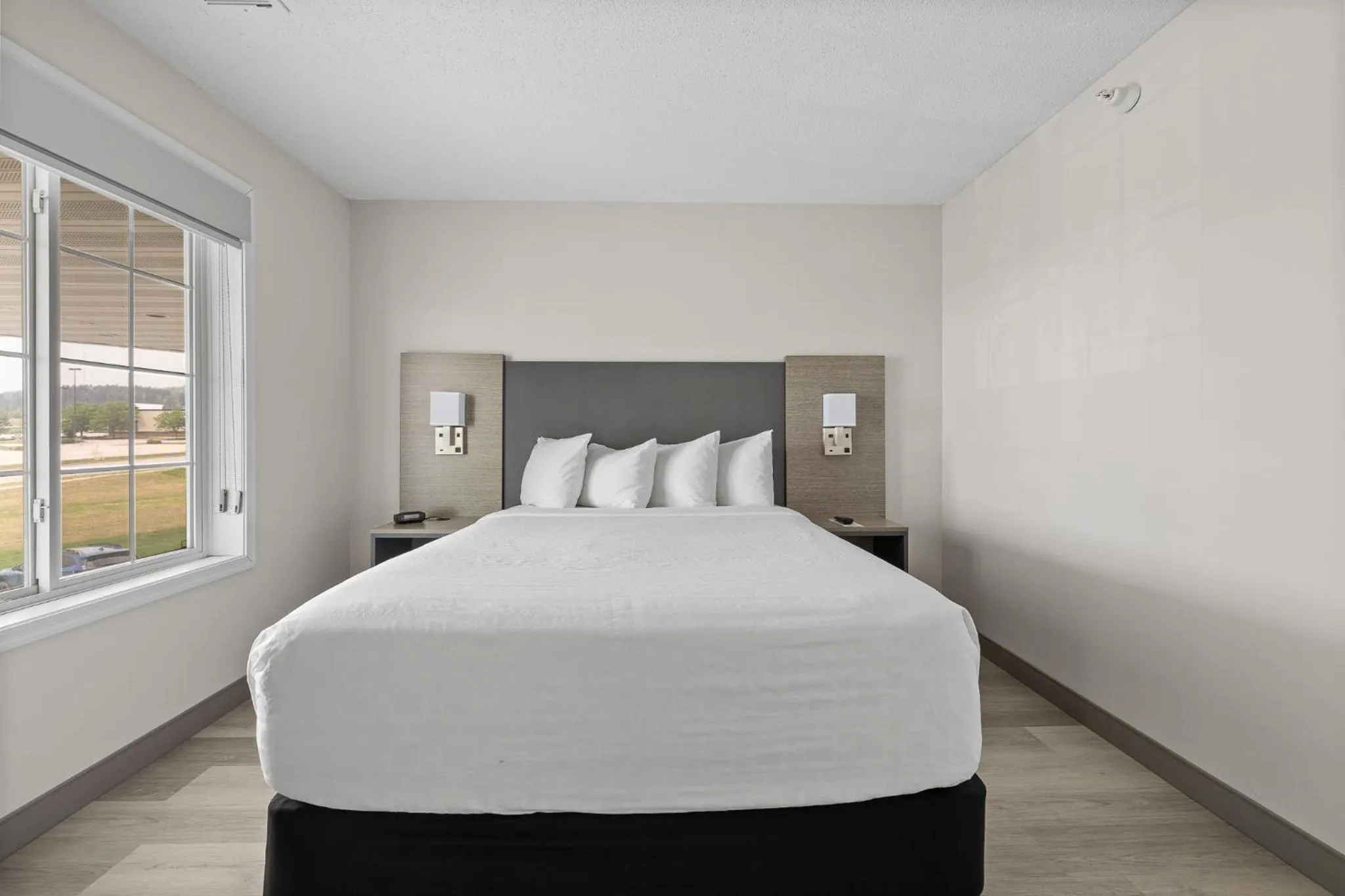 Bed in GrandStay Residential Suites Rapid City