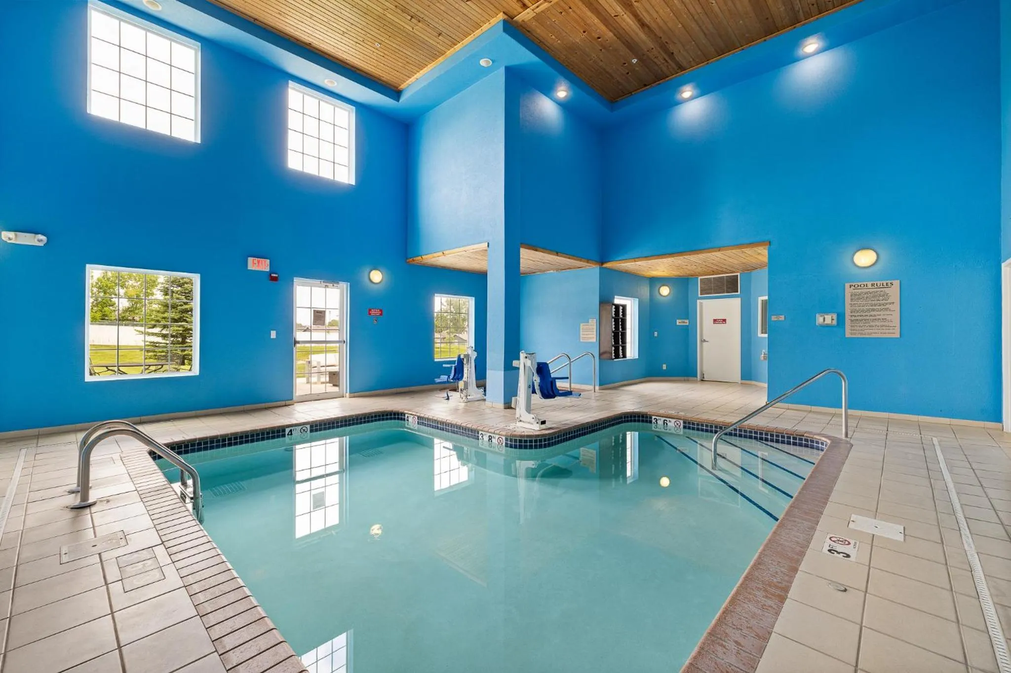 Pool view in GrandStay Residential Suites Rapid City