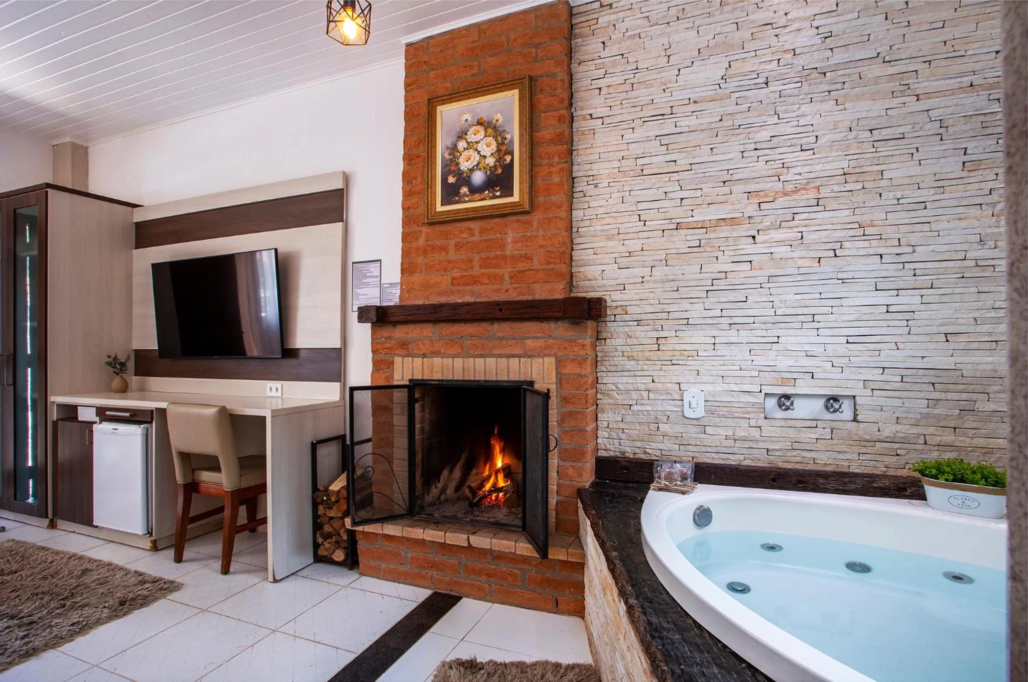 Hot Tub in Pousada das Videiras