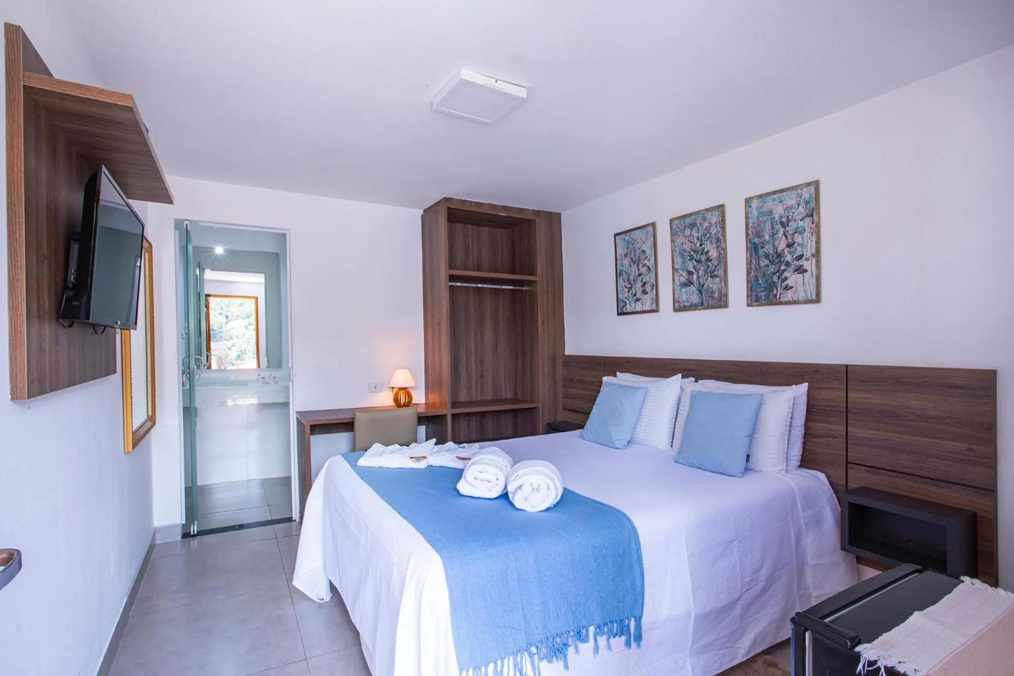 Bed in Pousada das Videiras