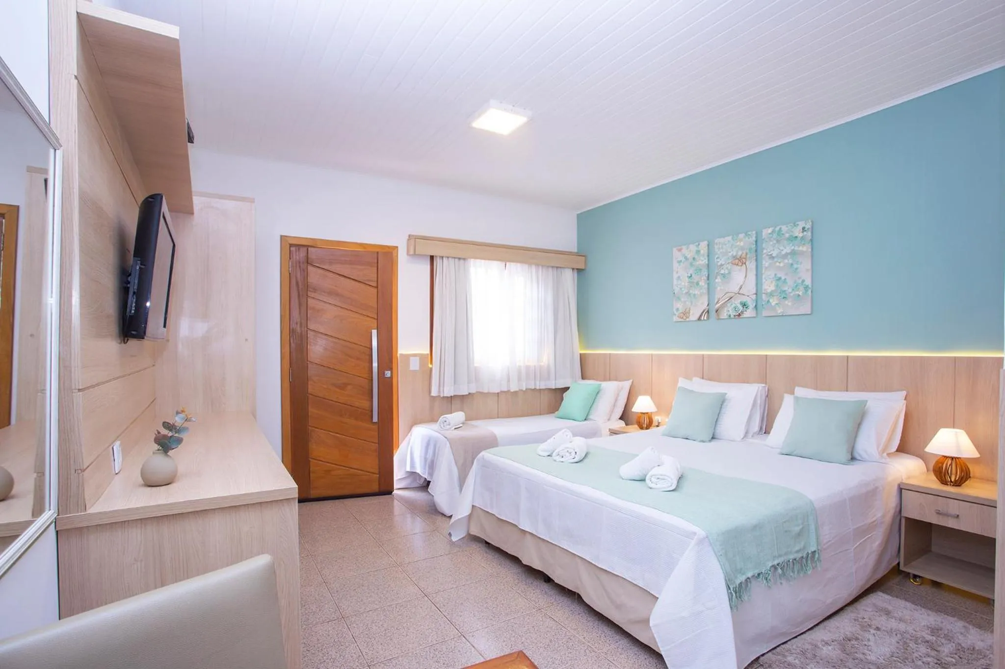 Bed in Pousada das Videiras