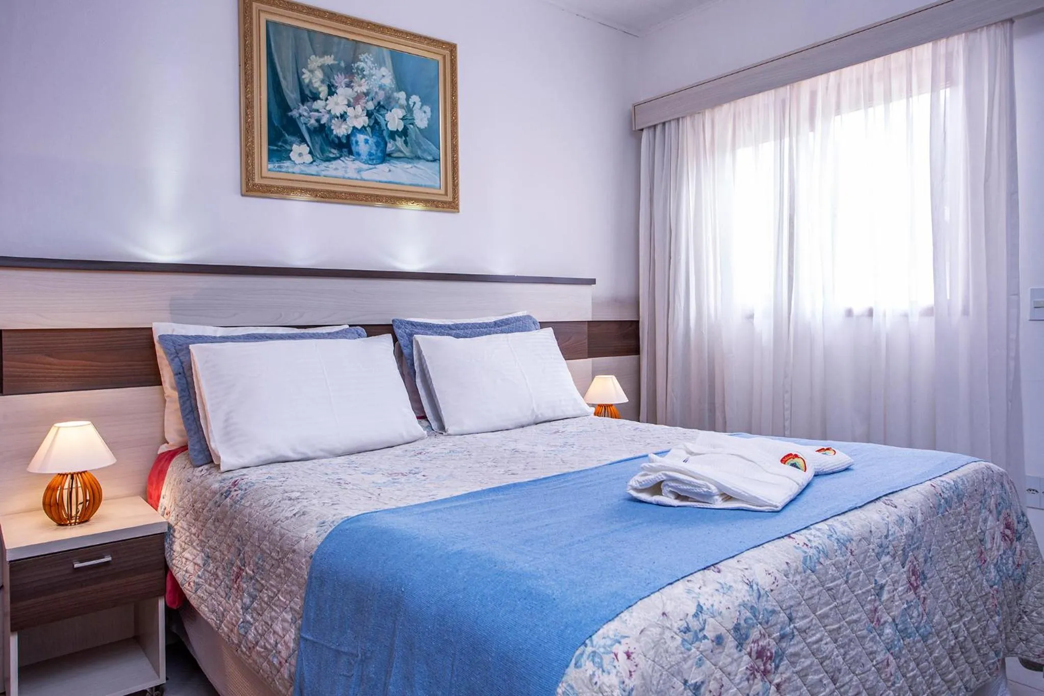 Bed in Pousada das Videiras