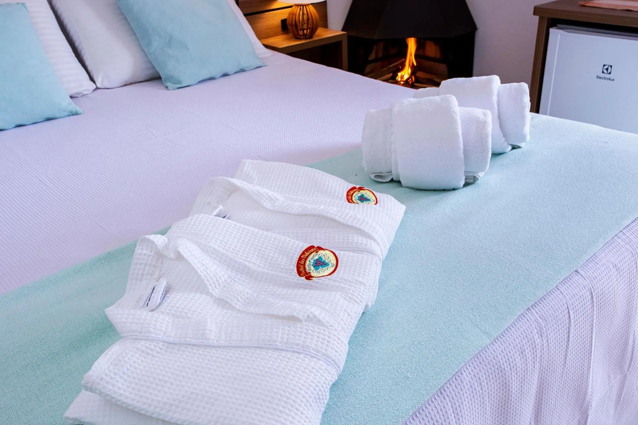 Bed in Pousada das Videiras