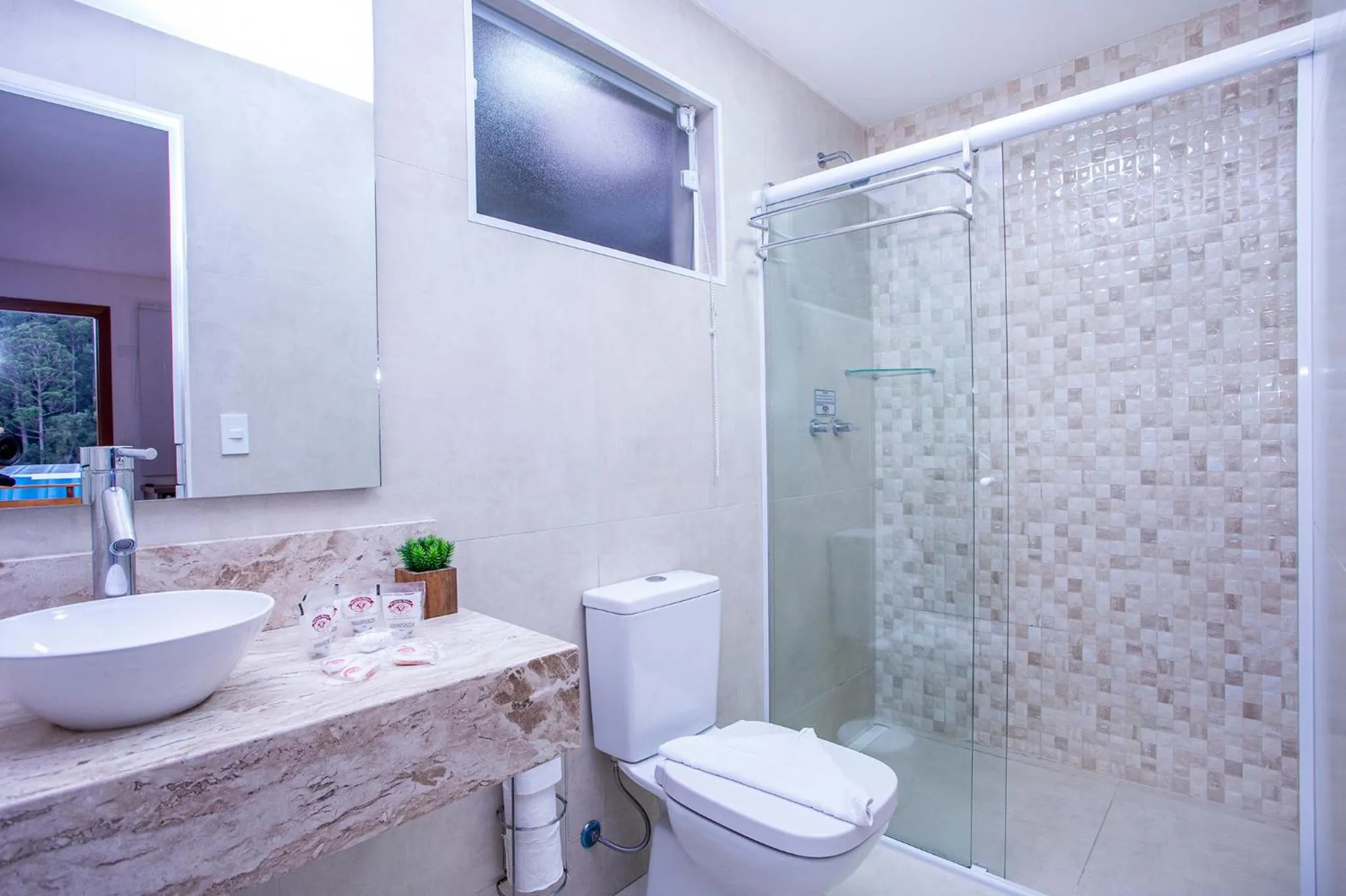 Shower in Pousada das Videiras