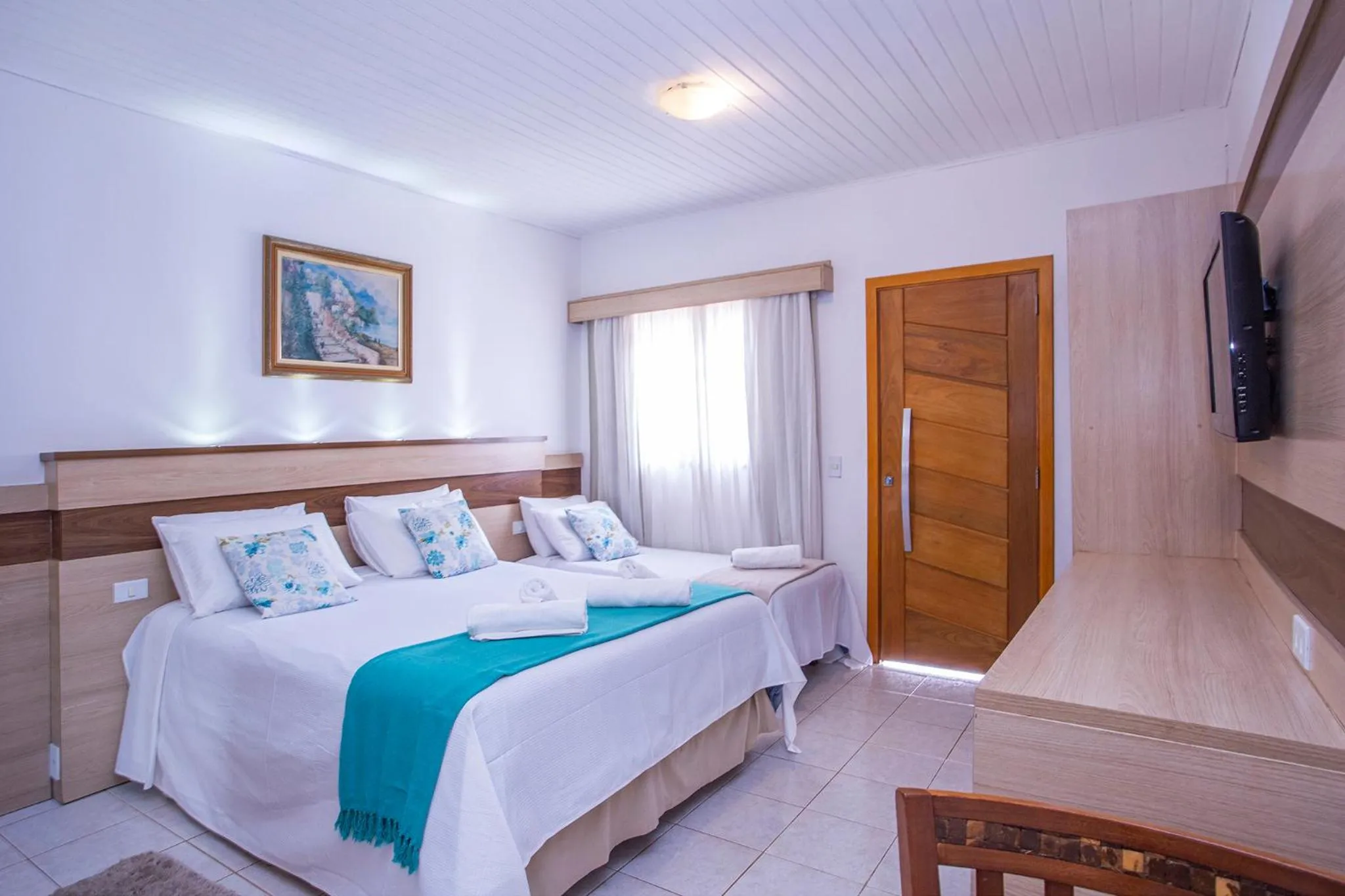 Bed in Pousada das Videiras