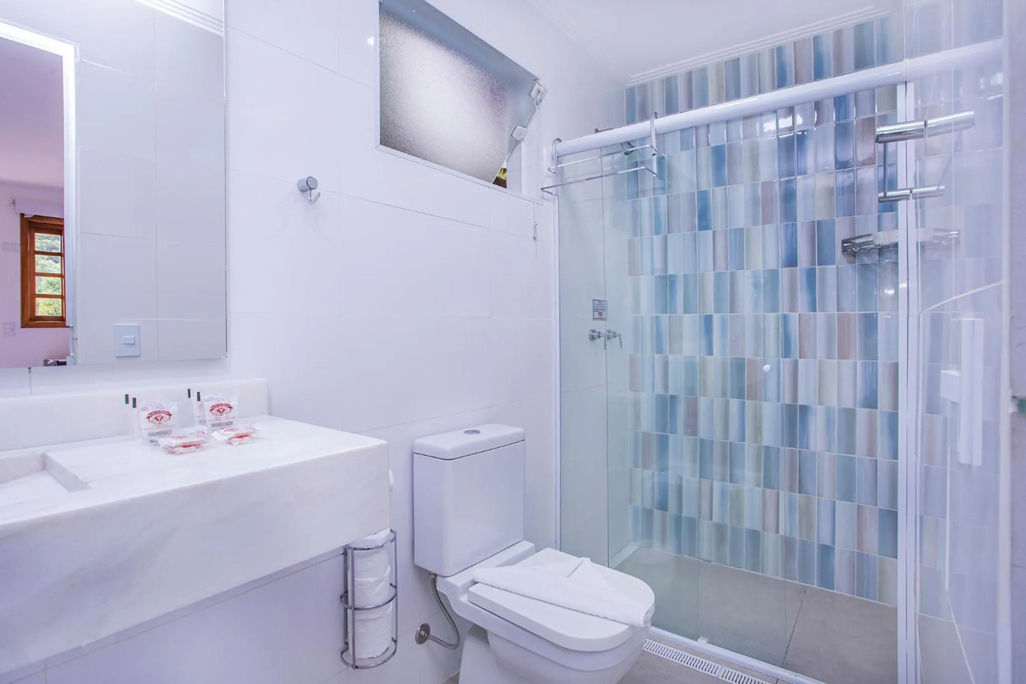 Bathroom in Pousada das Videiras