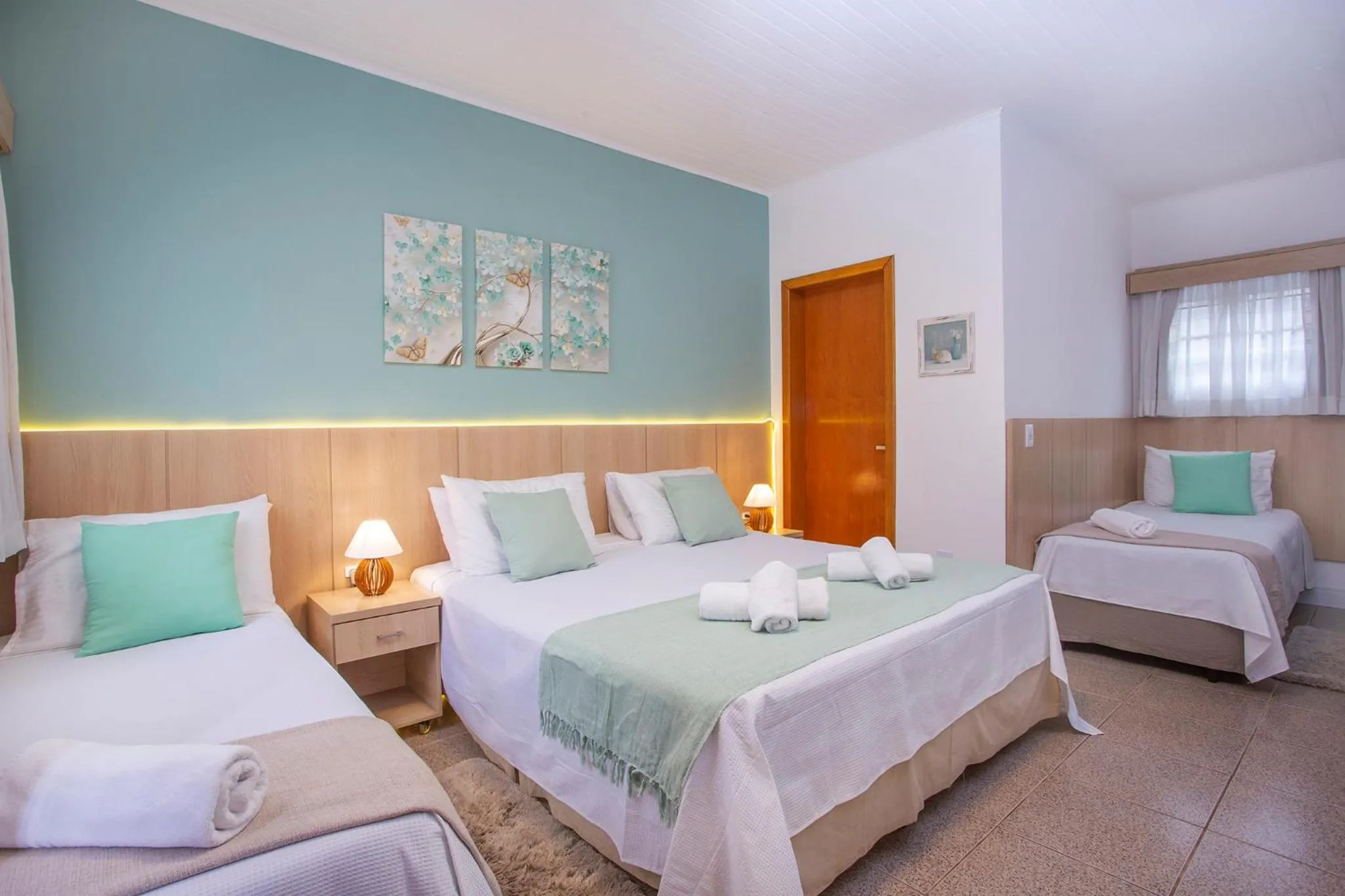 Bed in Pousada das Videiras