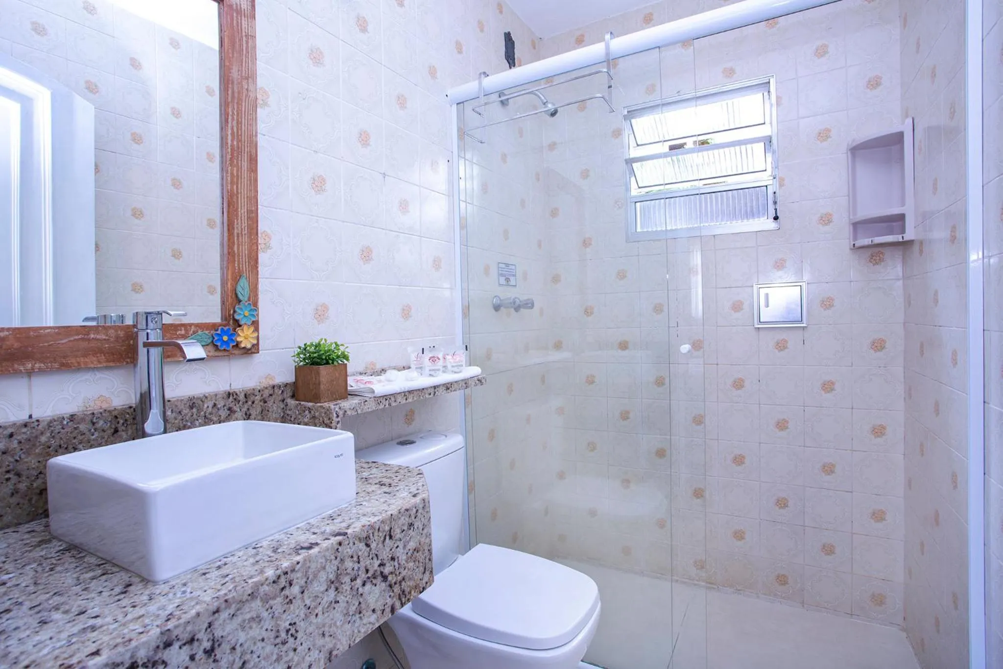 Bathroom in Pousada das Videiras