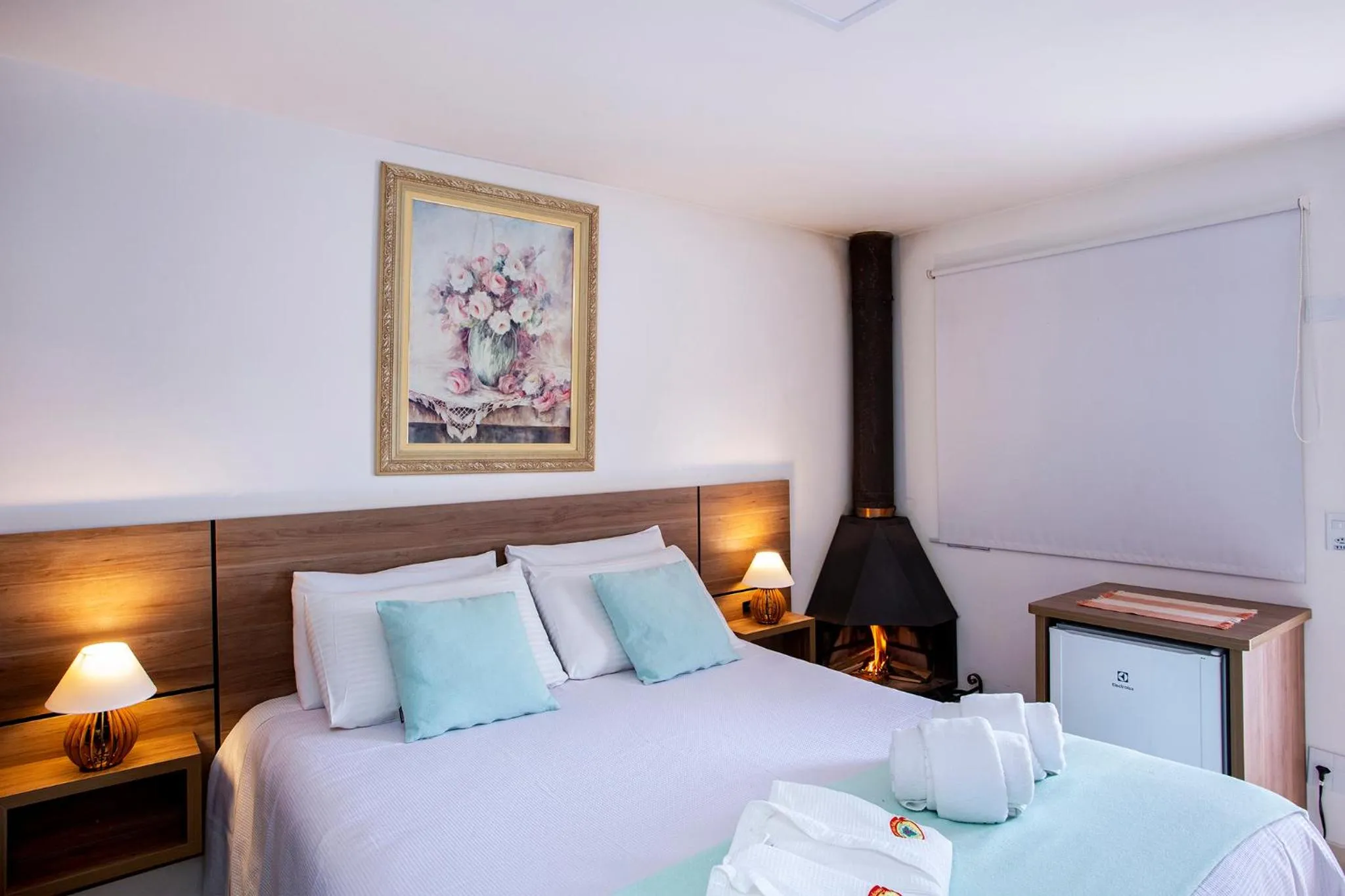 Bed in Pousada das Videiras