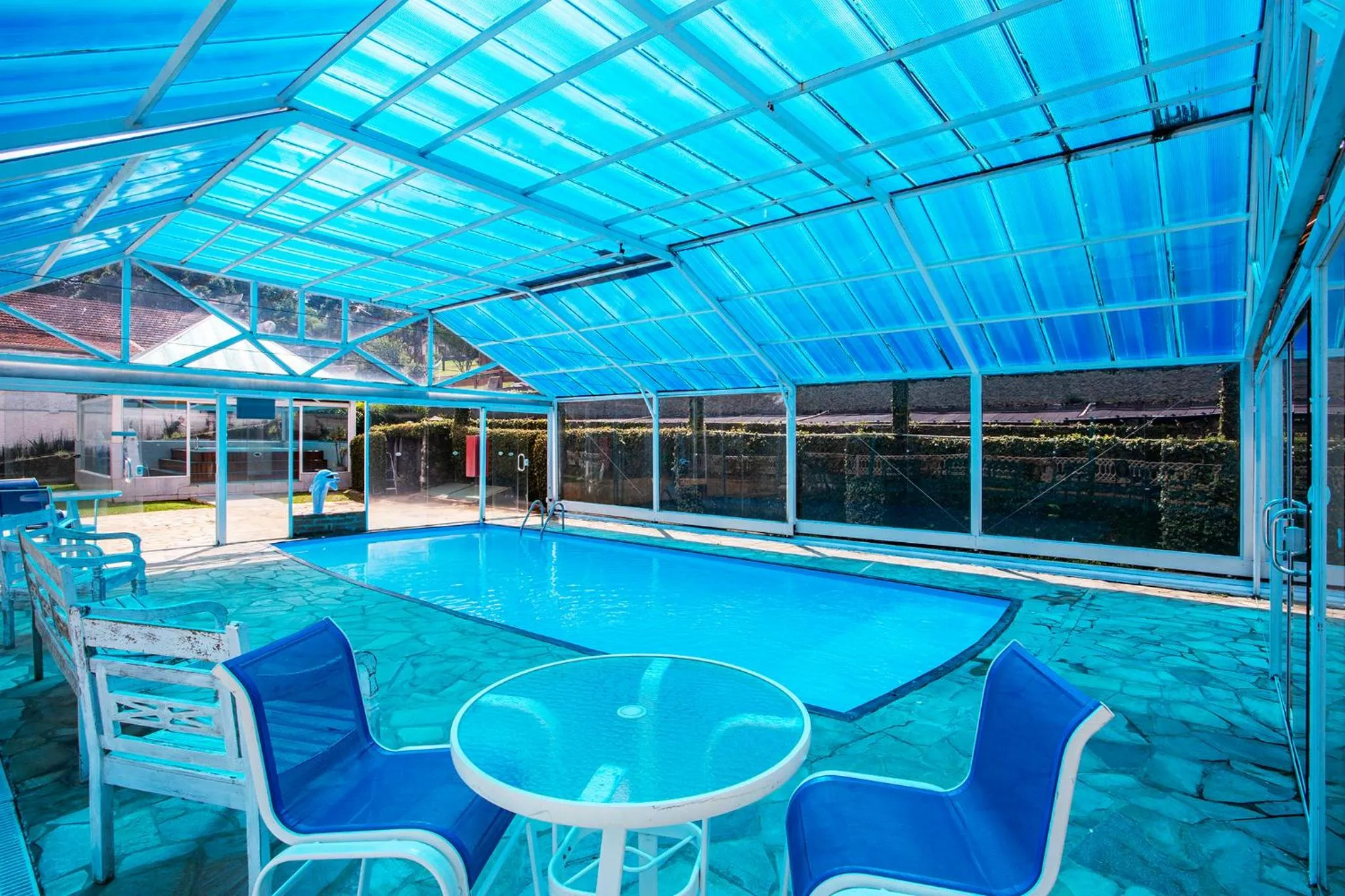 Swimming pool in Pousada das Videiras