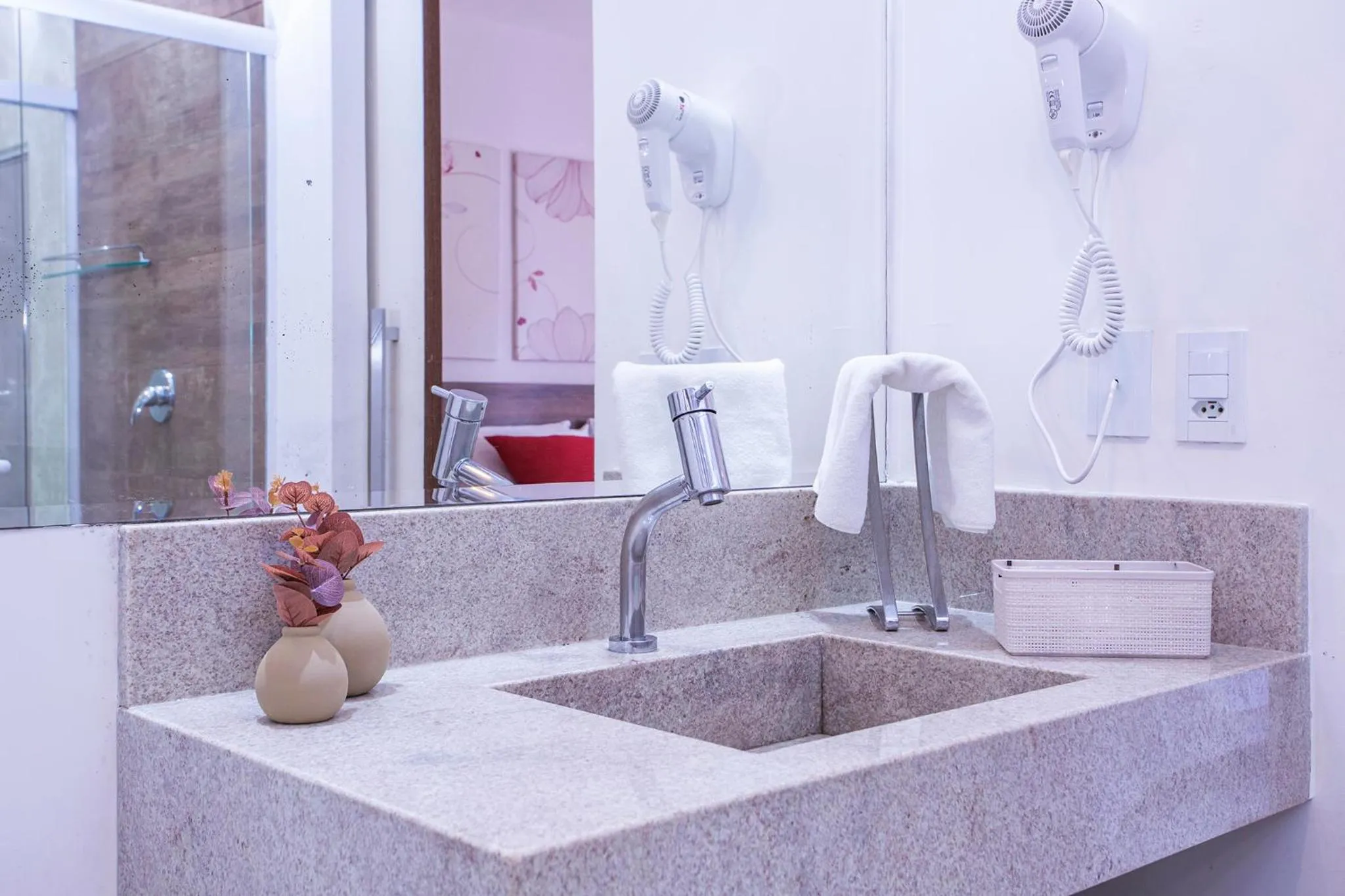 Bathroom in Pousada das Videiras