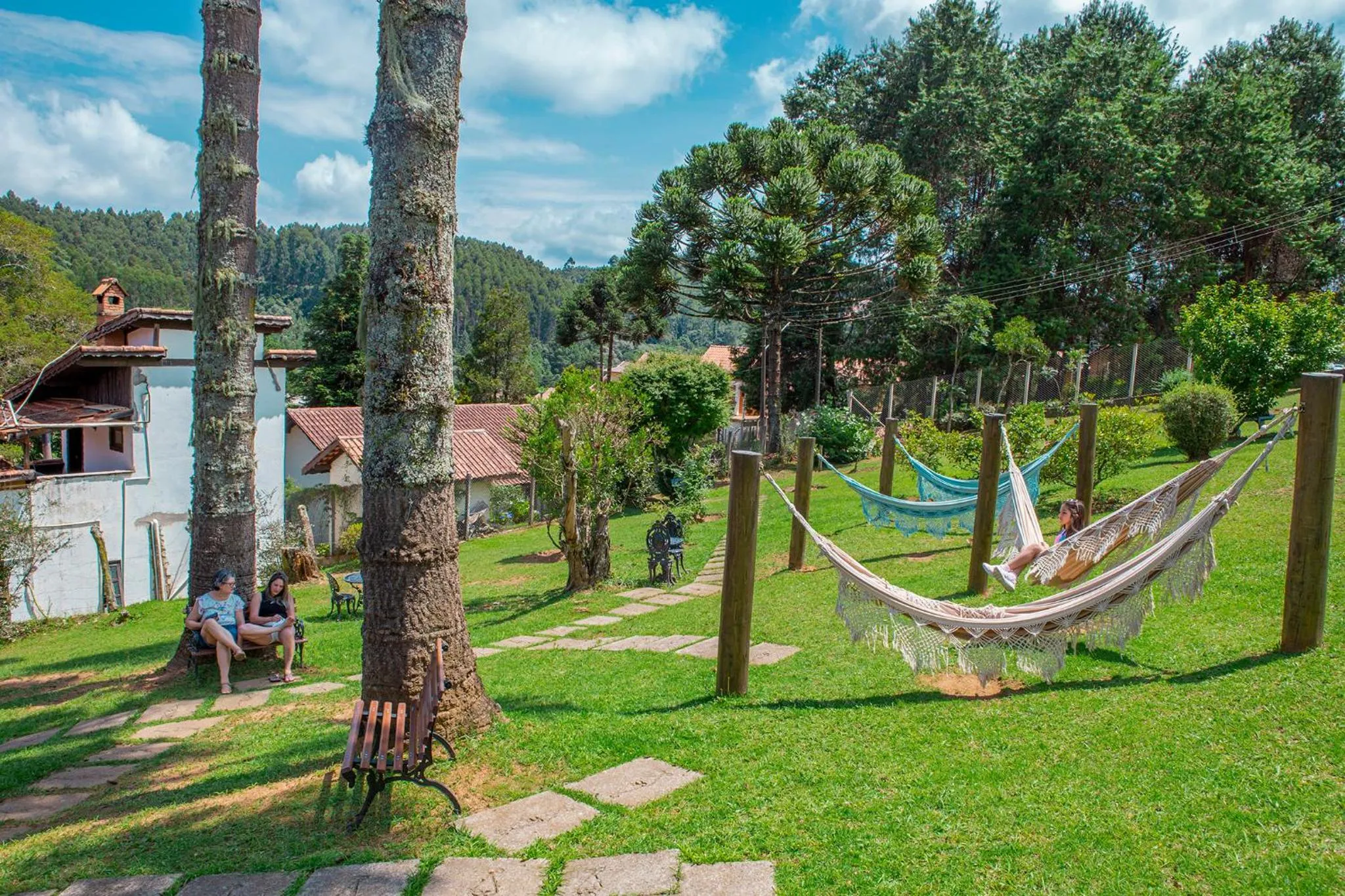 Garden in Pousada das Videiras