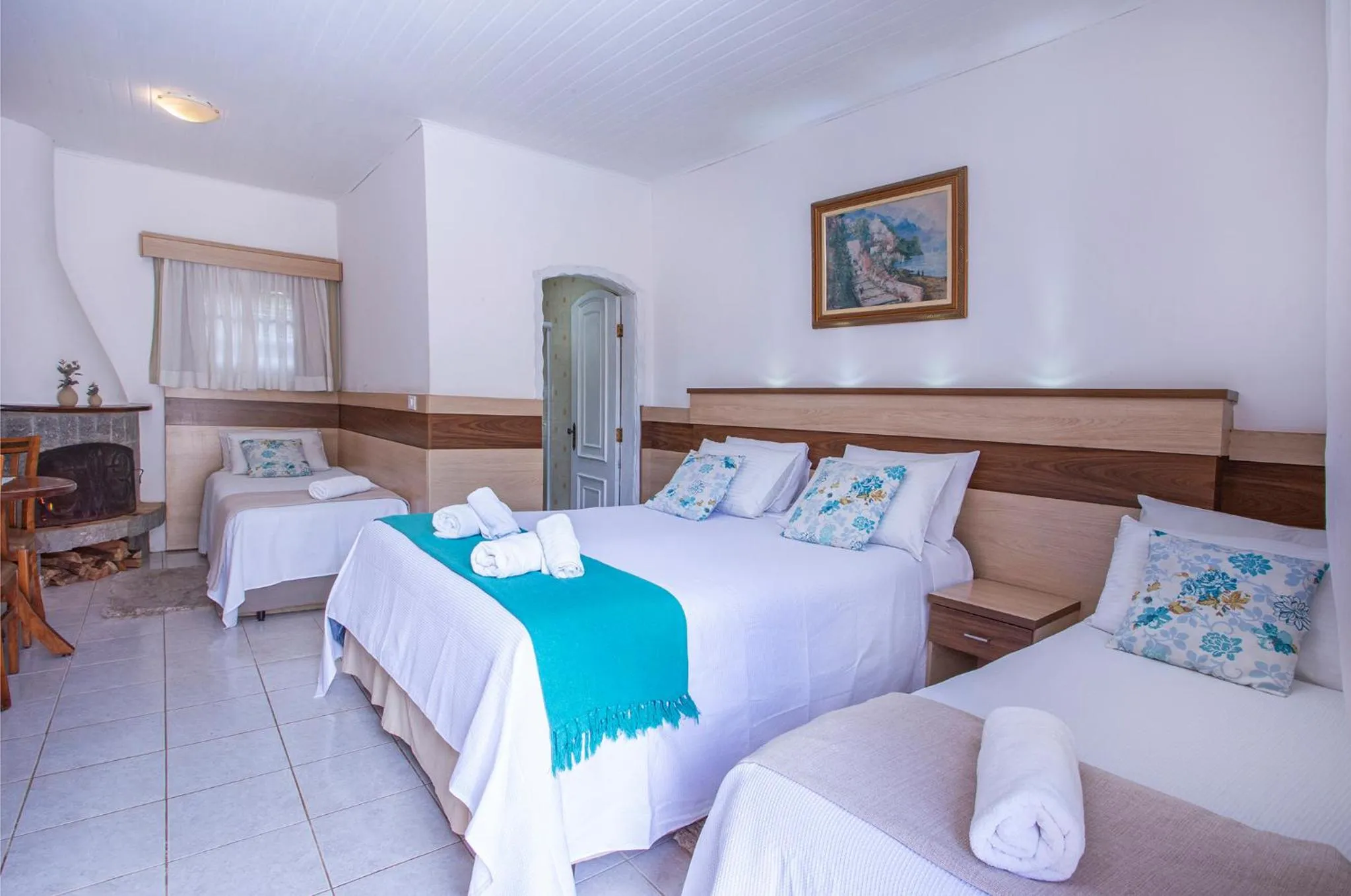 Bed in Pousada das Videiras