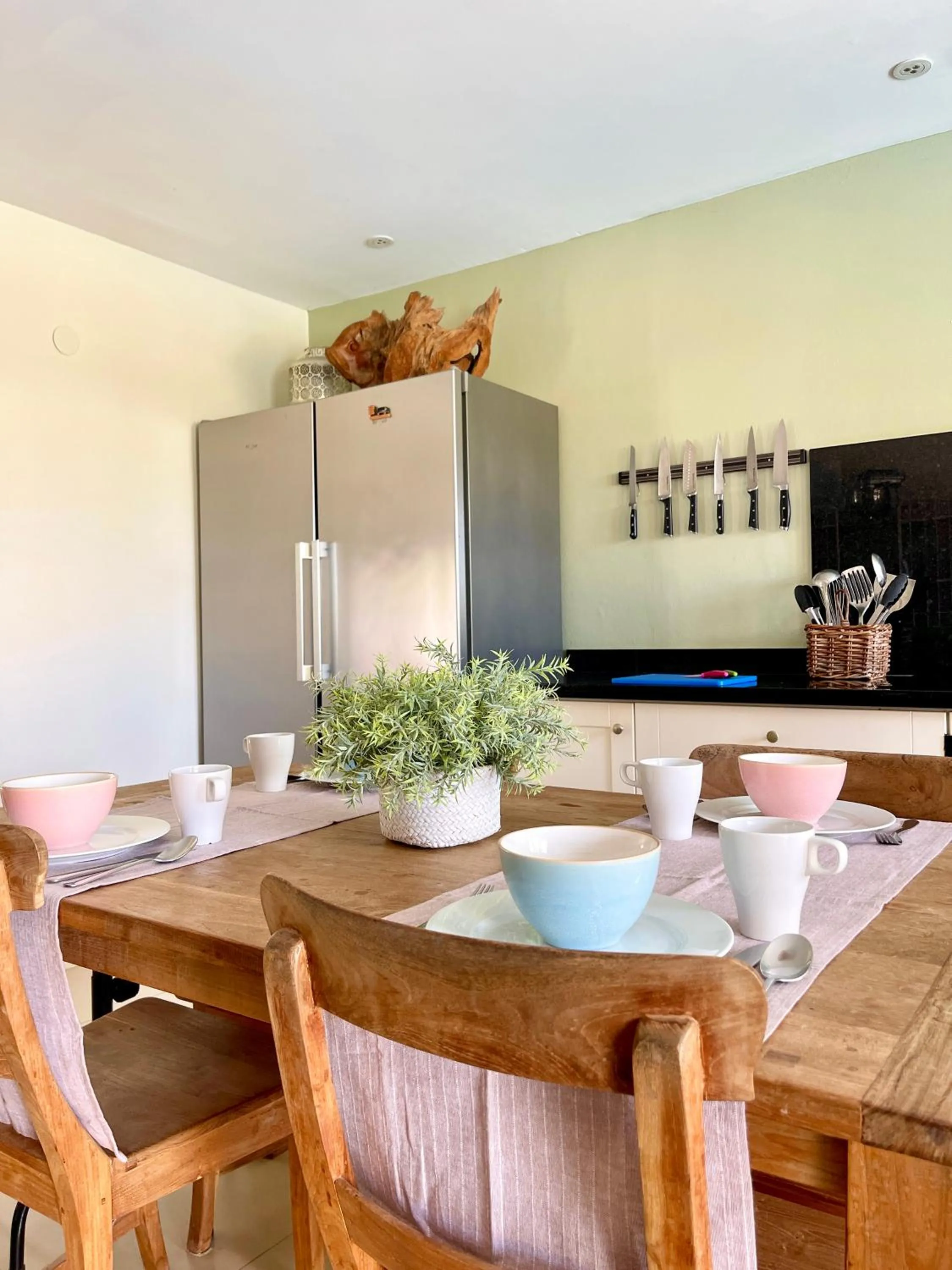 Communal kitchen in Oasis guesthouse, Boutique Style Hotel