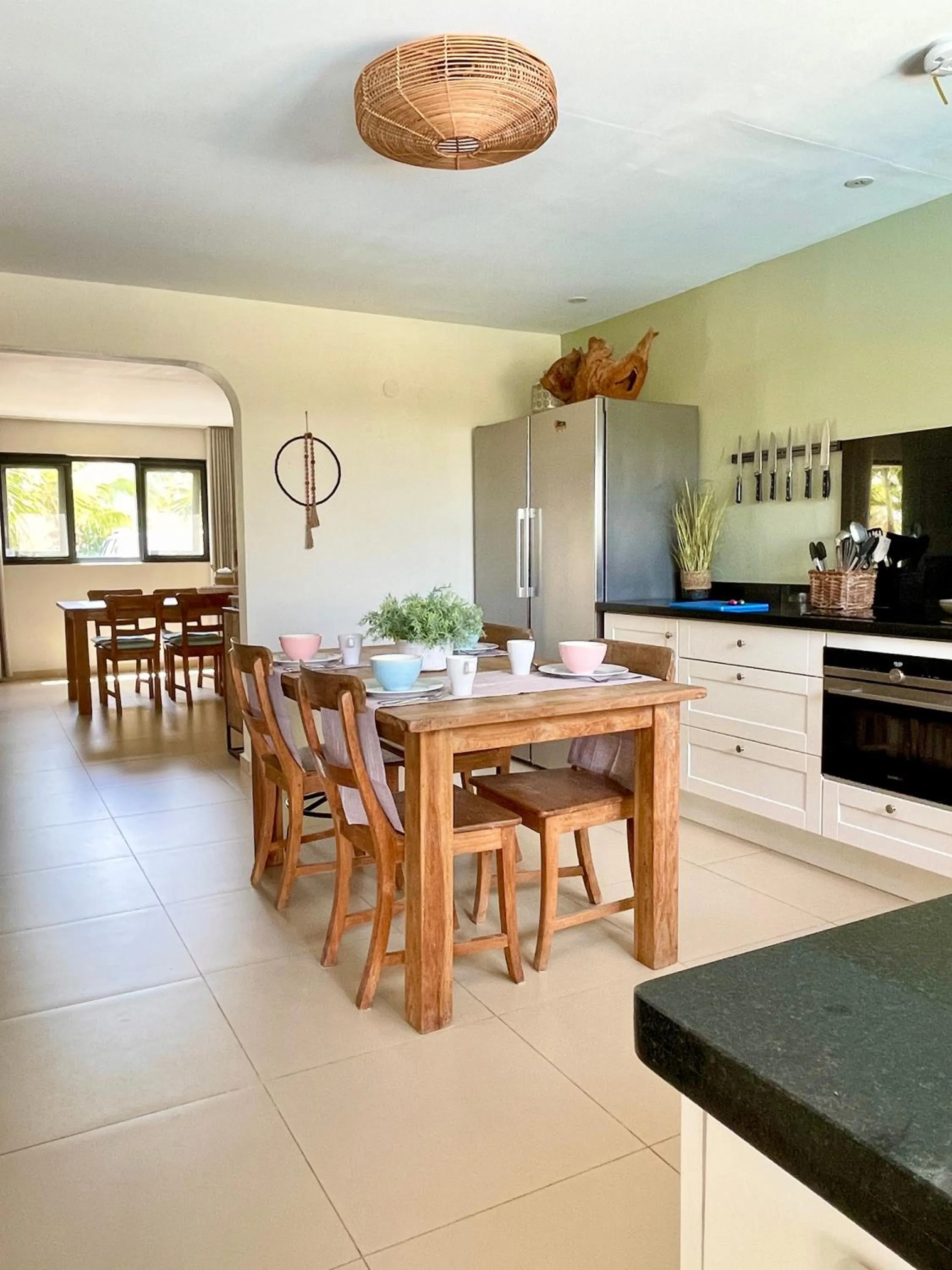 Communal kitchen in Oasis guesthouse, Boutique Style Hotel