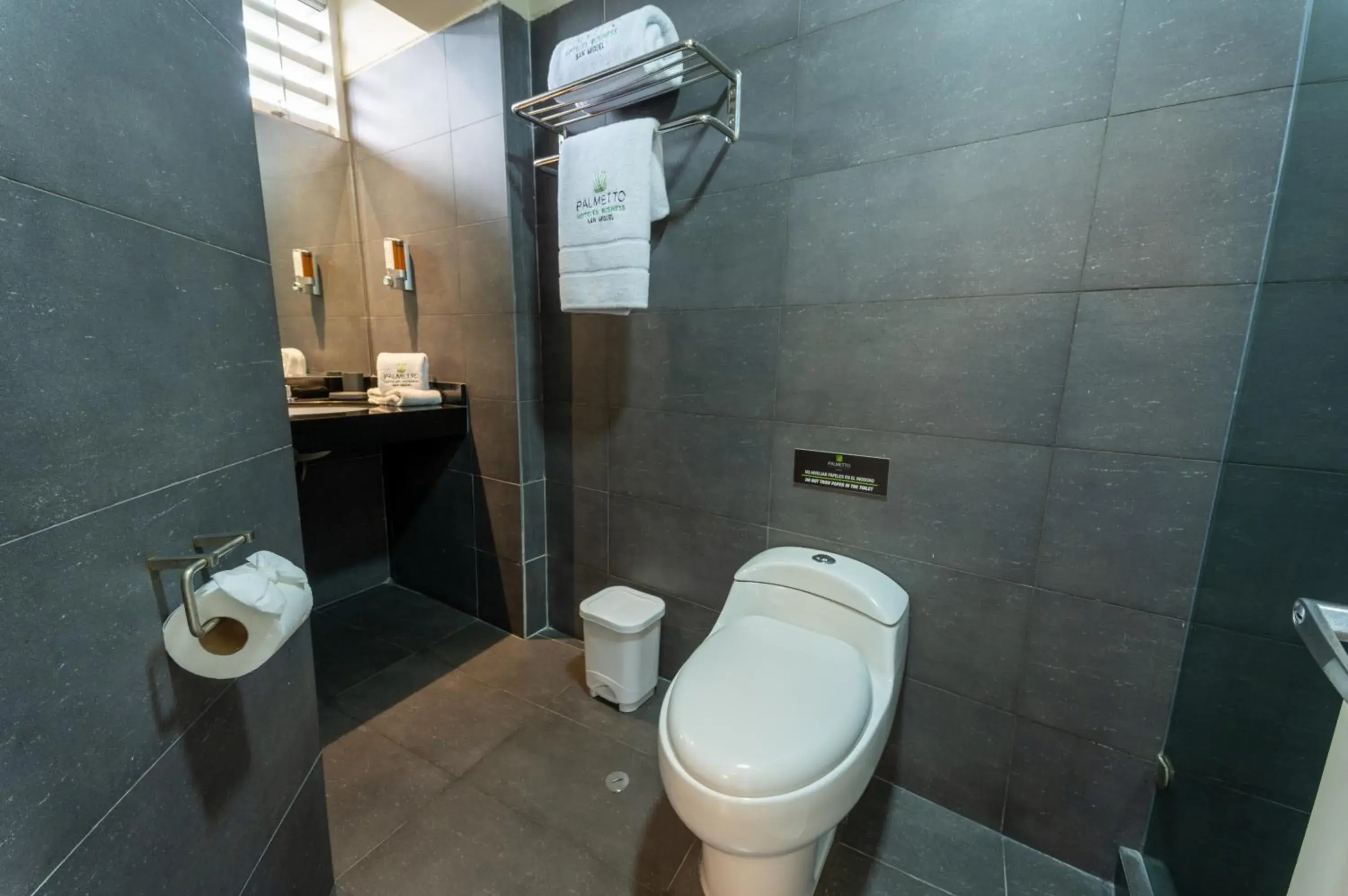 Bathroom in Palmetto Hotel Business San Miguel Bathroom in Palmetto Hotel Business San Miguel