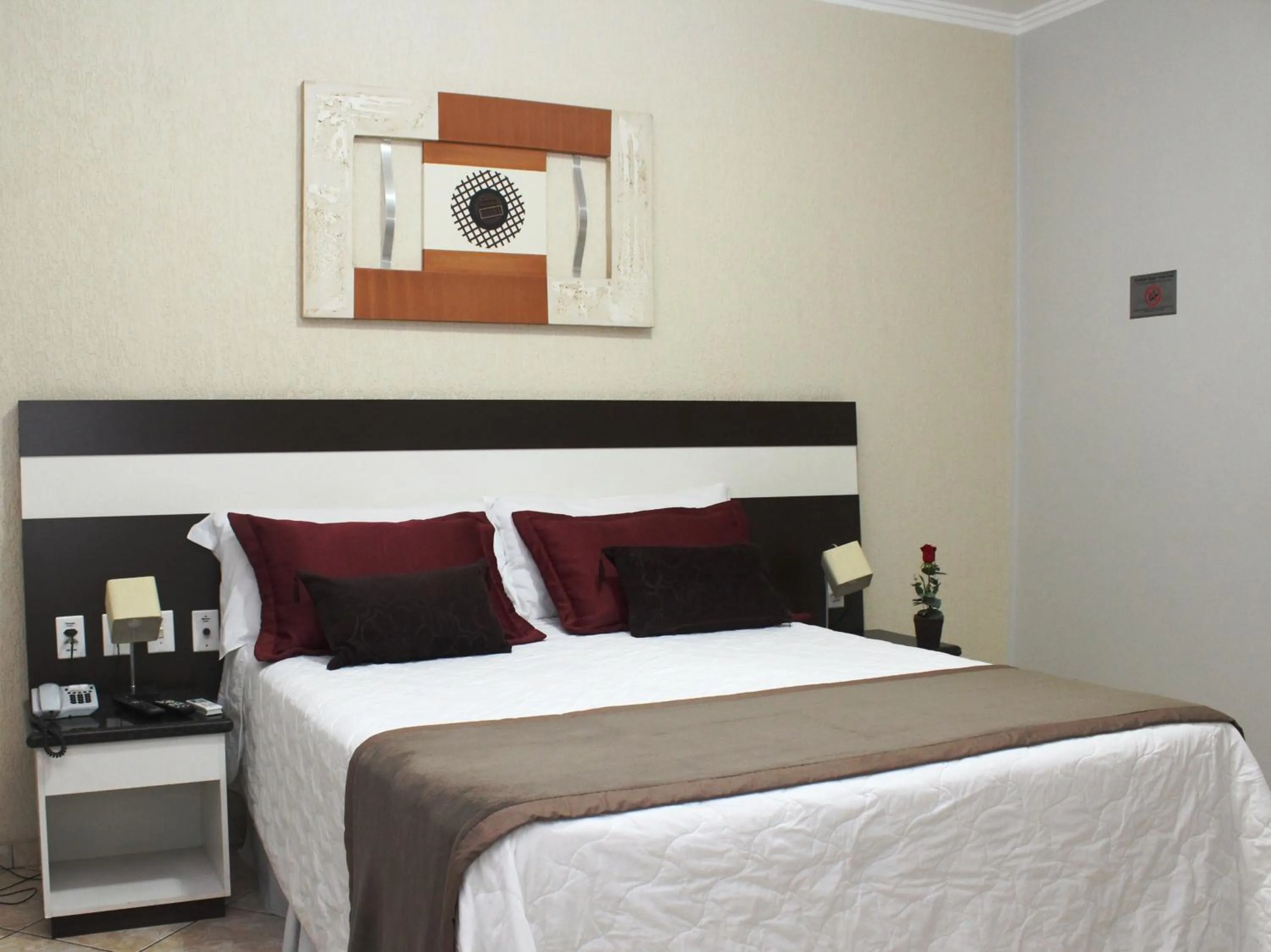 Bed in Itamaraty Hotel