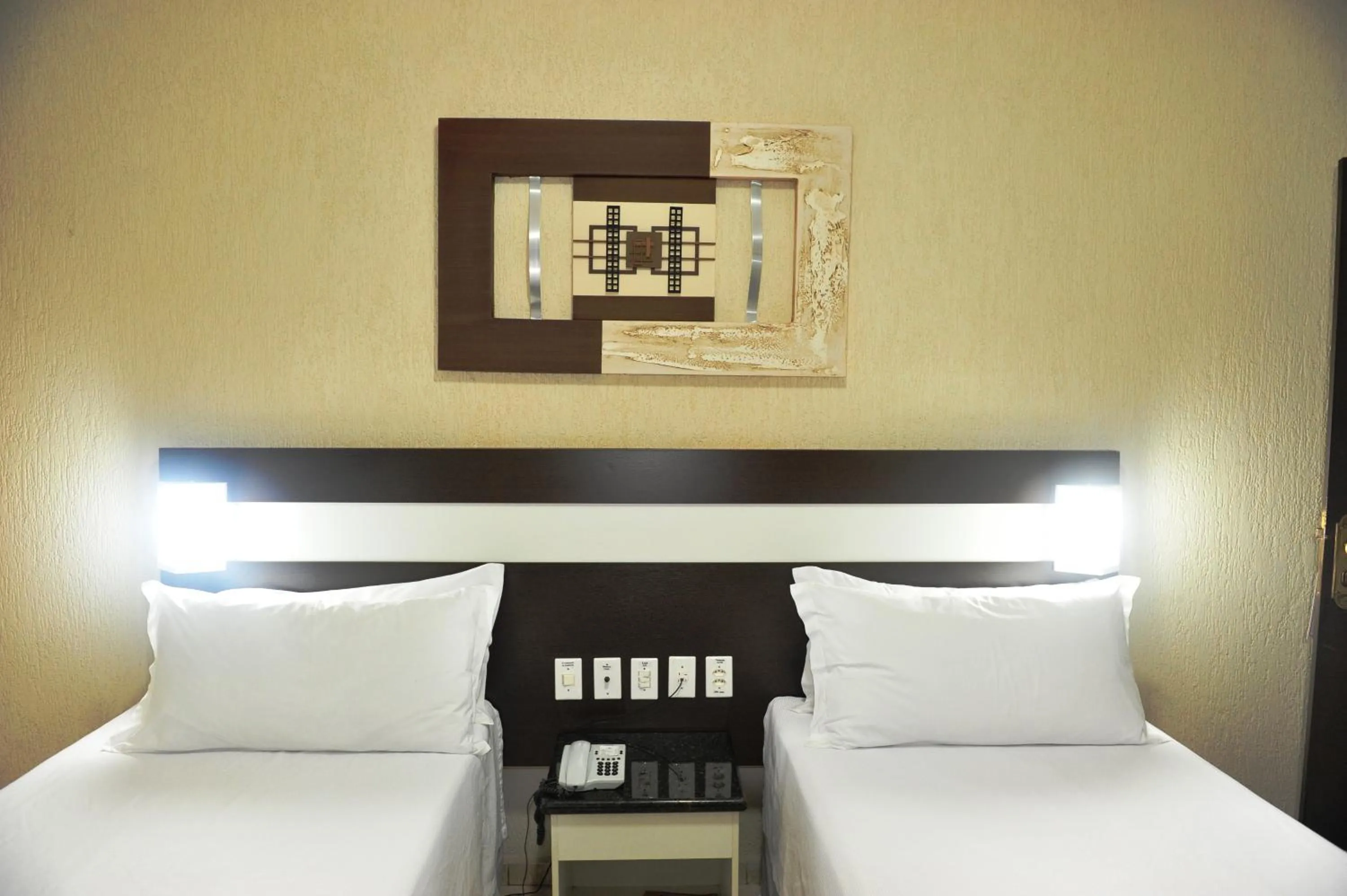 Bed in Itamaraty Hotel