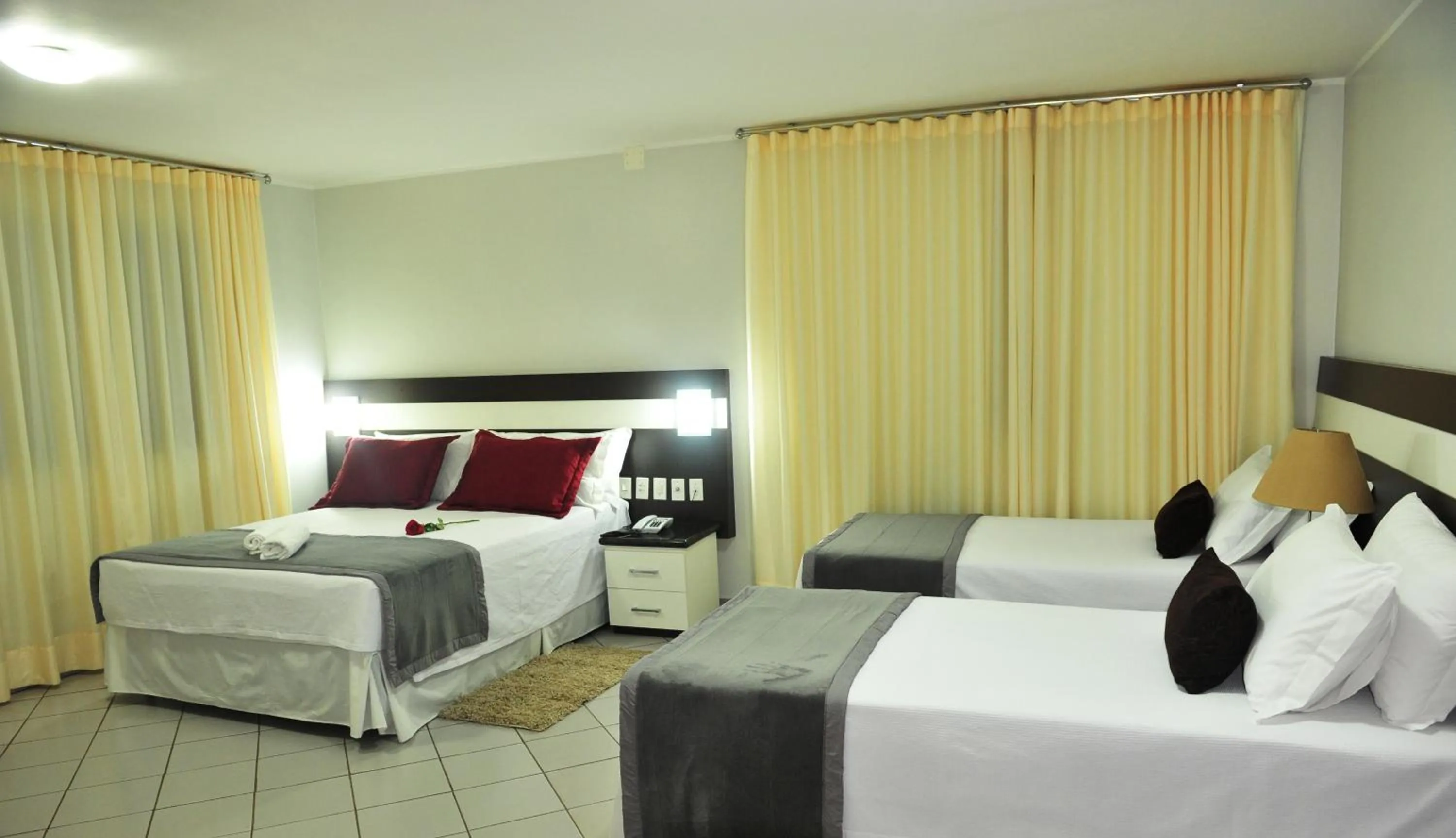 Bed in Itamaraty Hotel