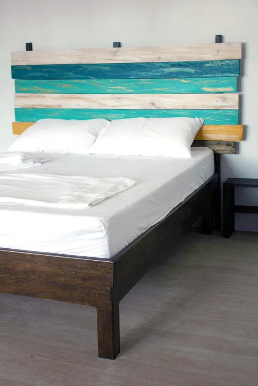 Bed in Sentro Suites Siargao