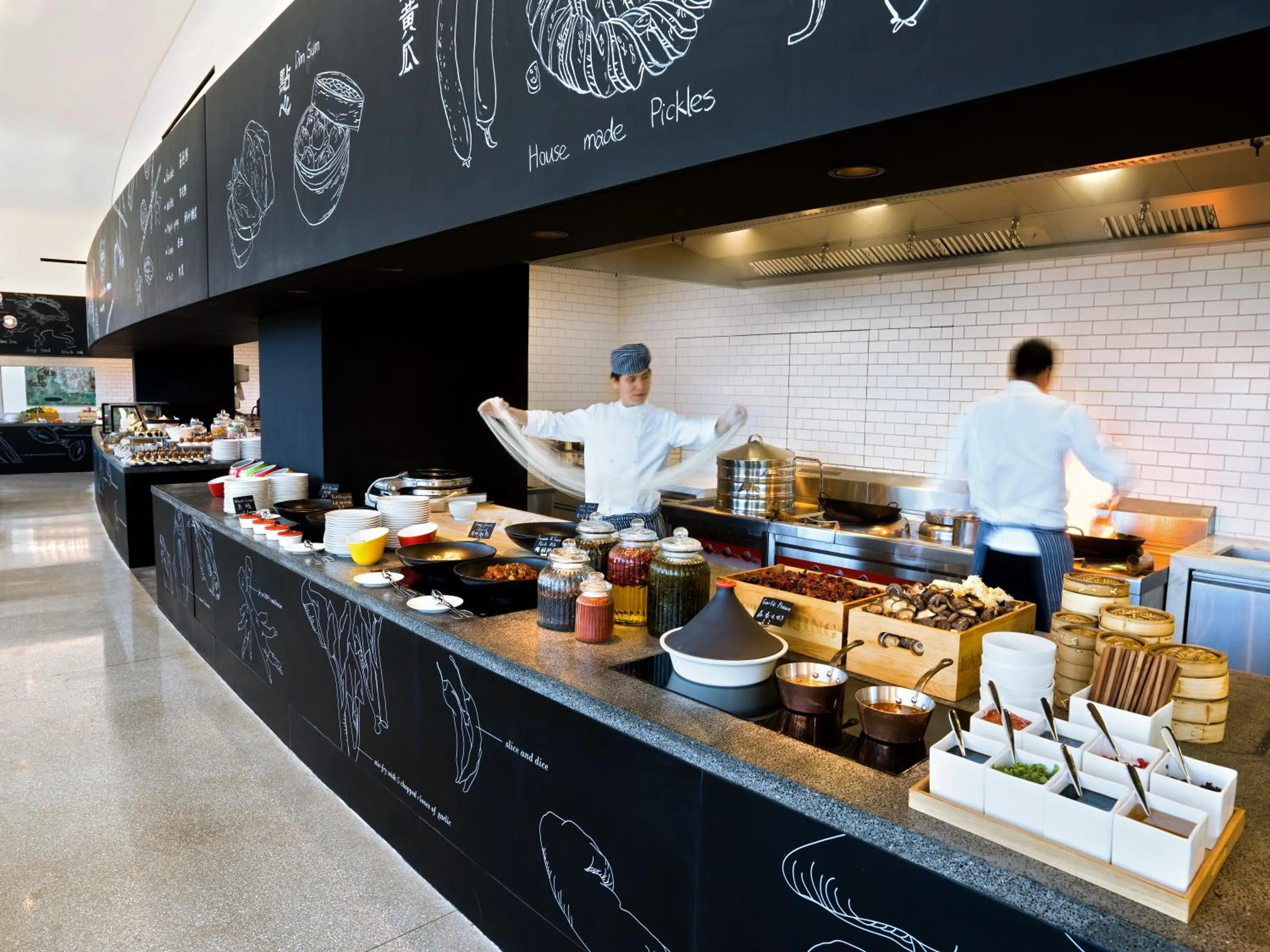 Staff in East Beijing