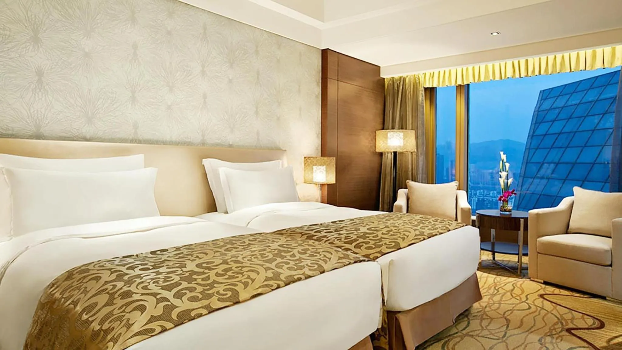 Bedroom, Bed in Kempinski Hotel Chongqing - Complimentary 500ml Home-Brewed beer voucher upon check-in