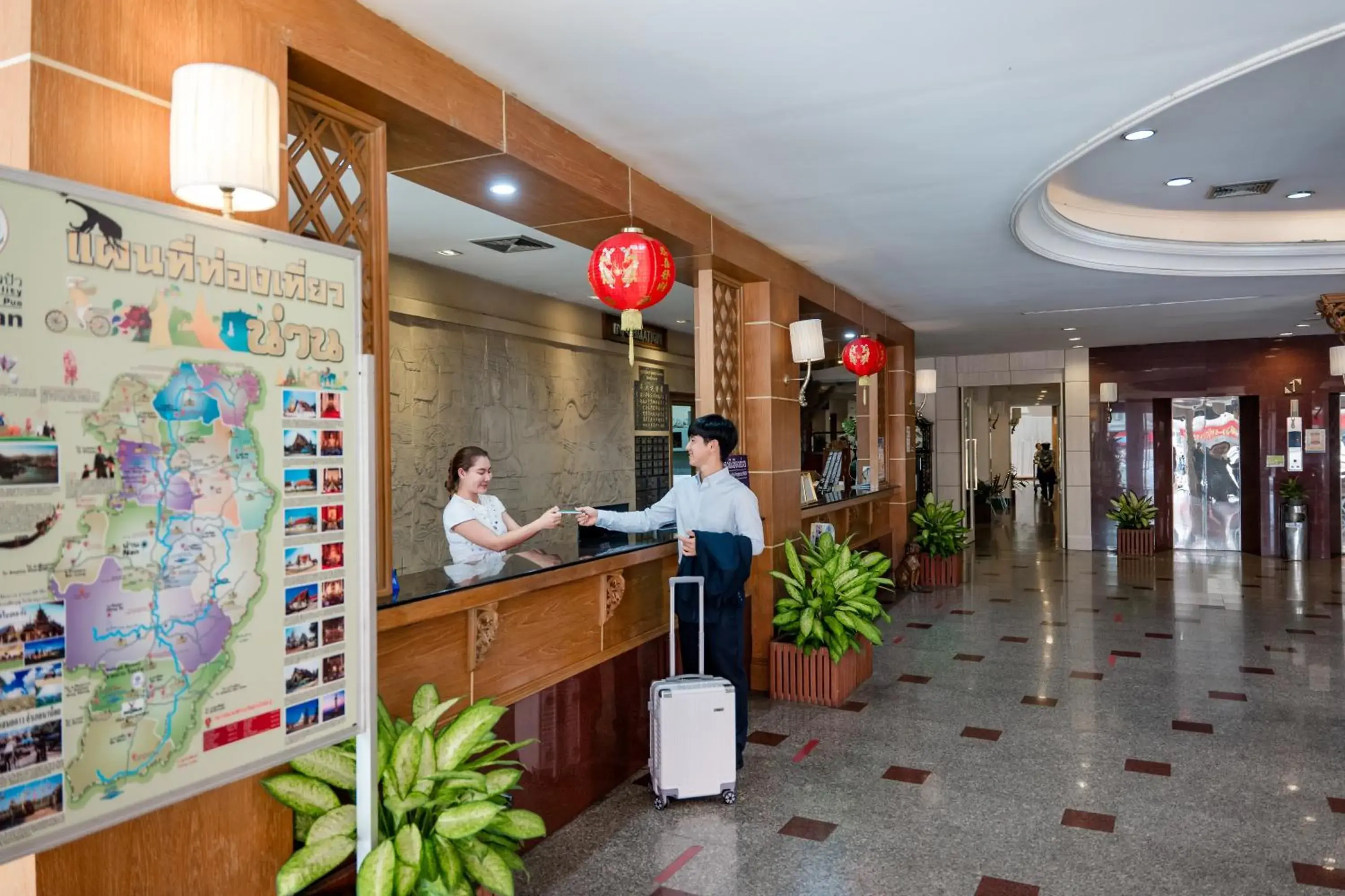 Lobby or reception in Dhevaraj Hotel Lobby or reception in Dhevaraj Hotel