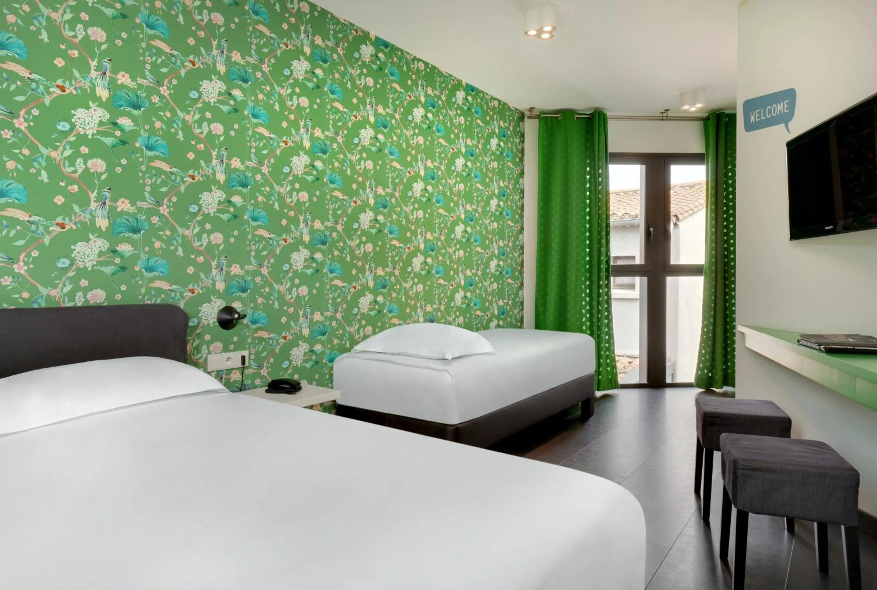 Bed in Hôtel De L'octroi